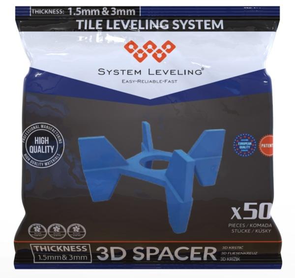 System Leveling 3D Fugenkreuz - 50 Stück