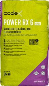 Codex Power RX 6 Turbo 25 kg Flex Dünn und Fließbettmörtel schnell
