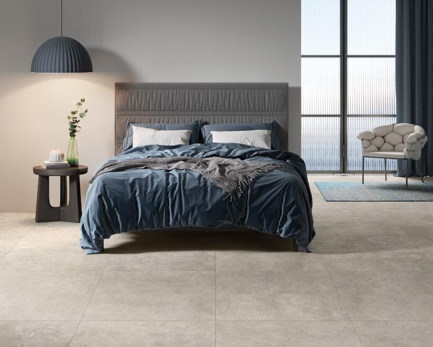 Urbanixx Gres Palermo Bodenfliese Betonoptik Grau matt 60x60 cm rekt. R10B | Feinsteinzeug