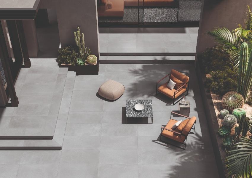 Ergon Medley Minimal Outdoor Dark Grey matt 60x120 cm rekt. R11C