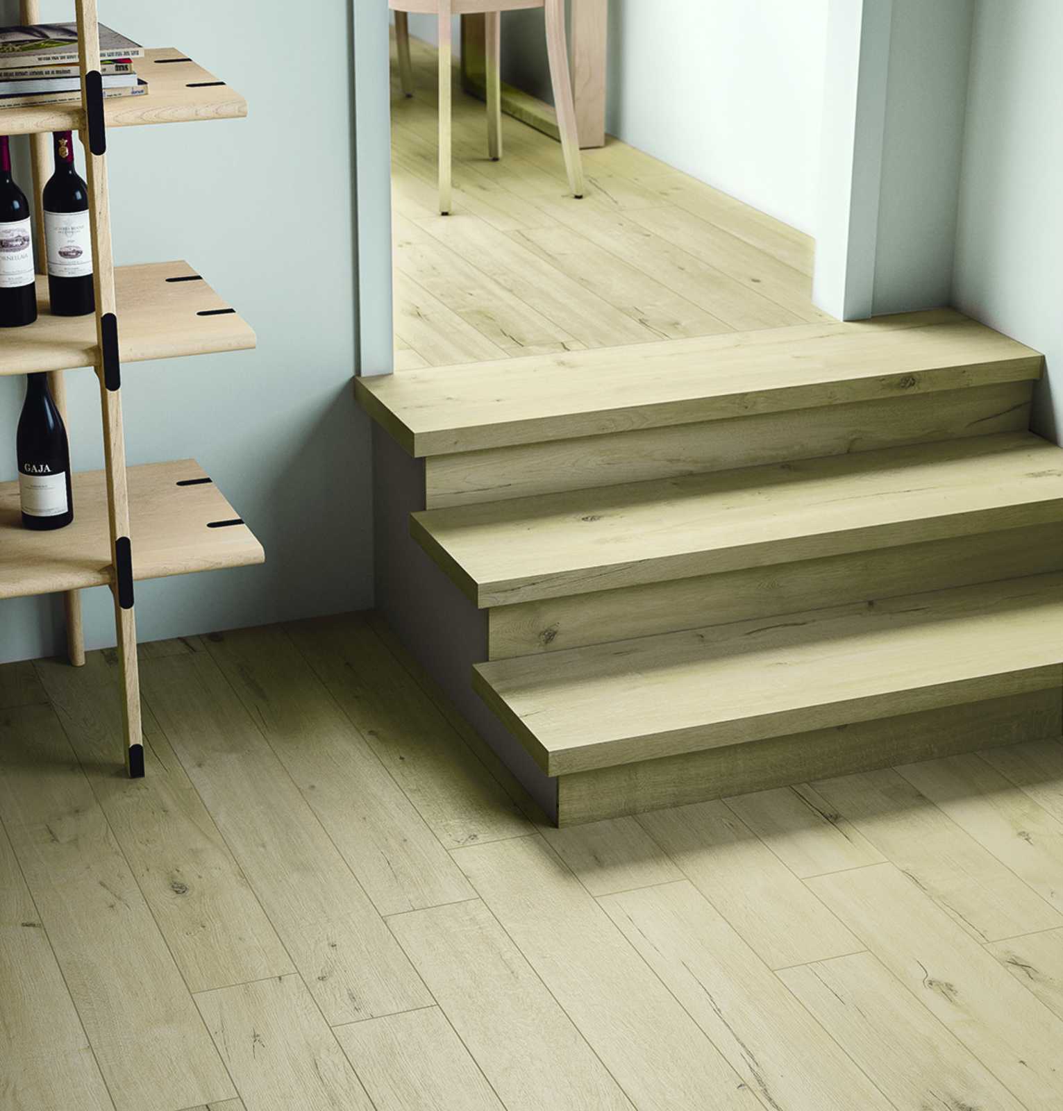 Ragno Woodtale Bodenfliese Holzoptik Weiß Matt 15x120 cm rektifiziert R9 