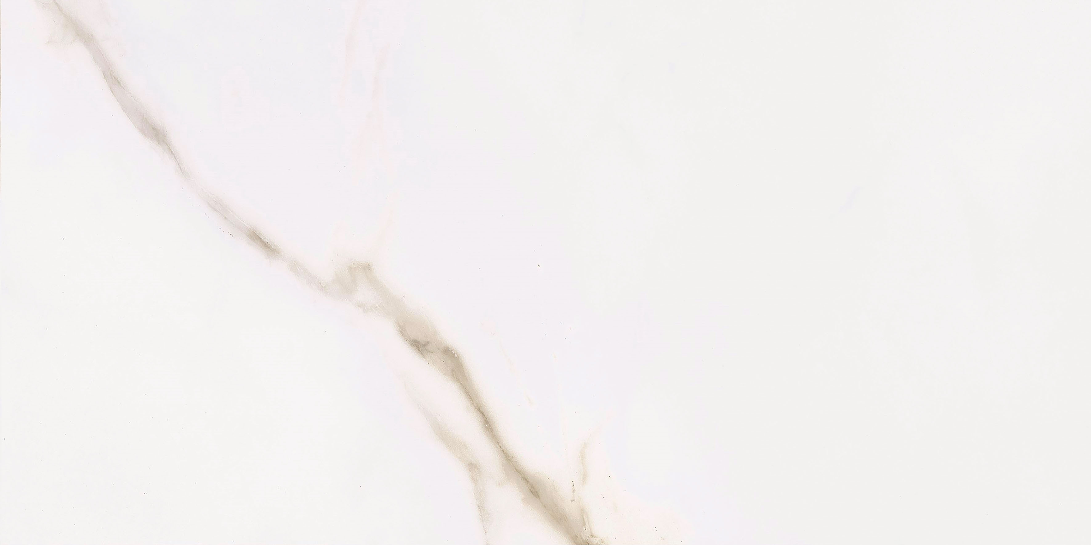 Urbanixx Gres Kalmar Bodenfliesen Marmoroptik Weiß glänzend 120x260cm rekt. 
