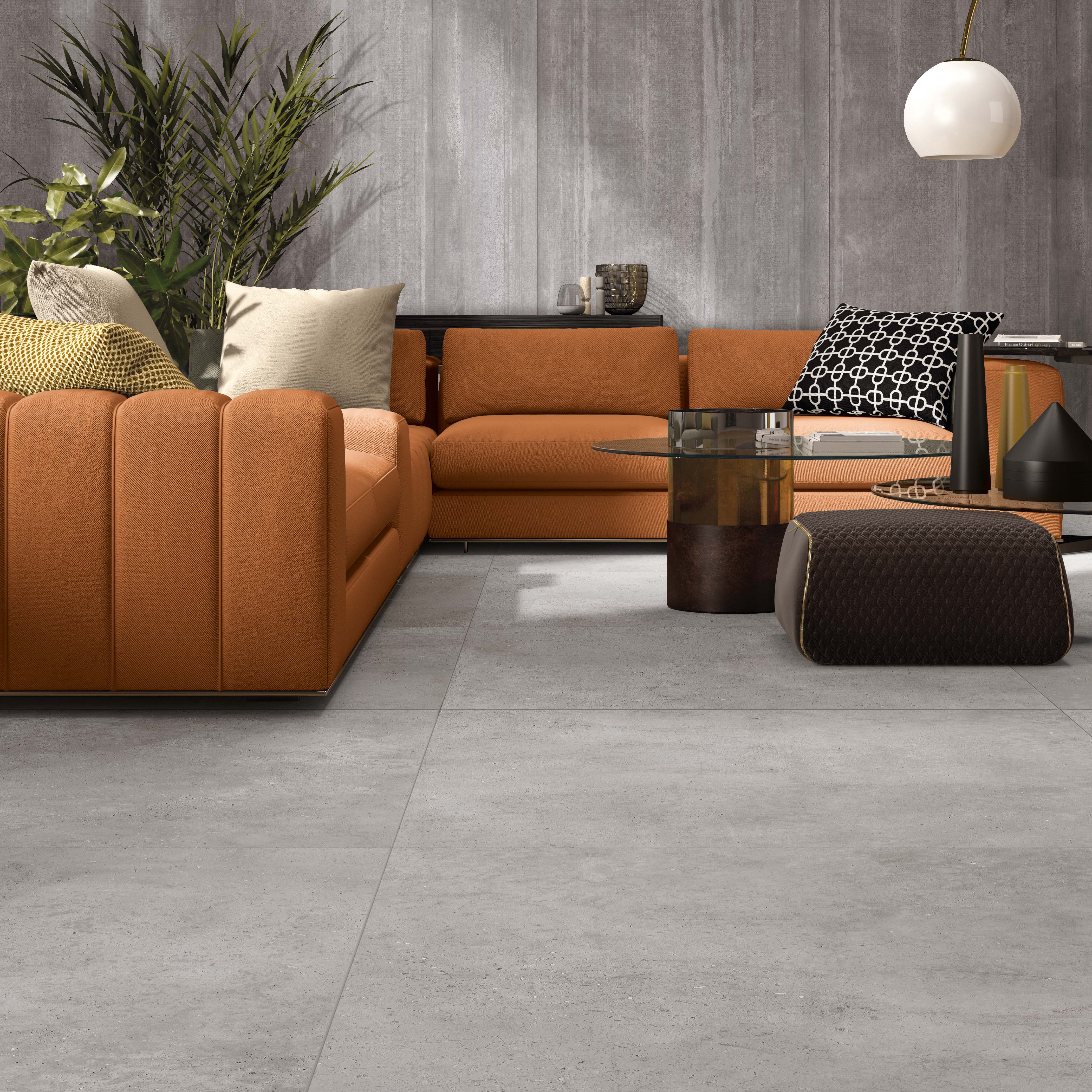 Flaviker X20 Hyper keramisches Terrassenelement Betonoptik Hellgrau Matt 60x120 cm rektifiziert R11C