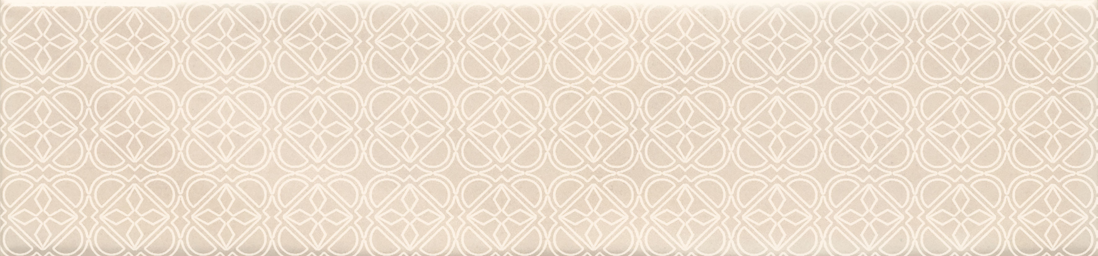 Catalea Gres Nyborg Dekor Metrofliese Beige glänzend 7,5x30 cm  