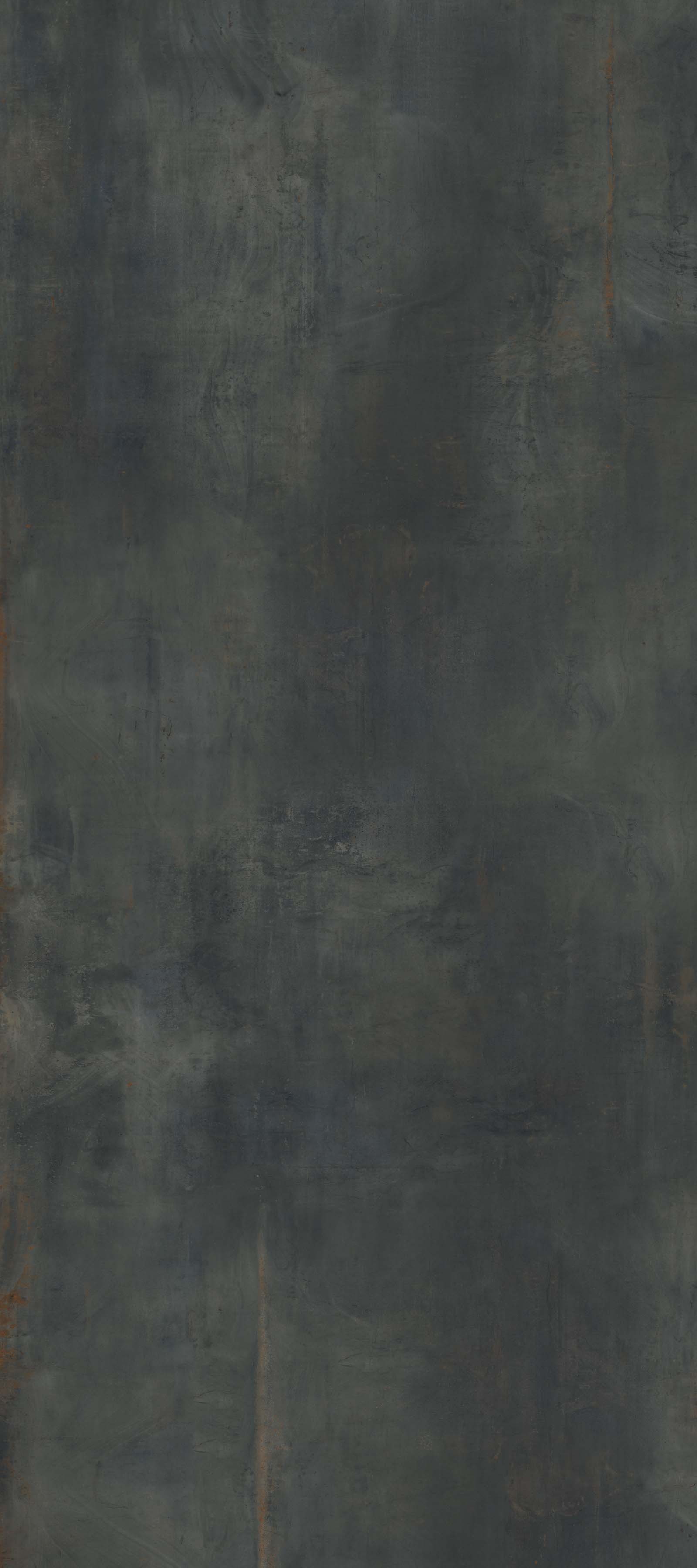 Flaviker Rebel Bodenfliese Metalloptik Schwarz Matt 120x278 cm rektifiziert 
