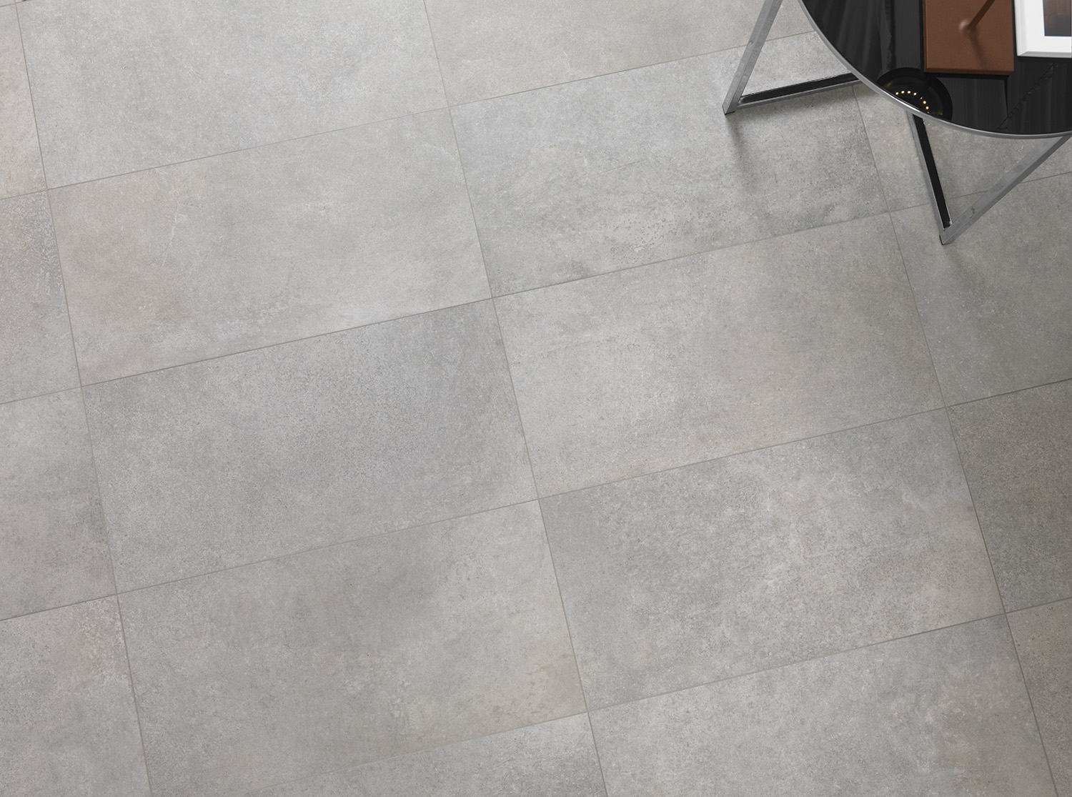 Urbanixx Gres Catania Bodenfliese Natursteinoptik Hellgrau Matt 60x60 cm rektifiziert R10B