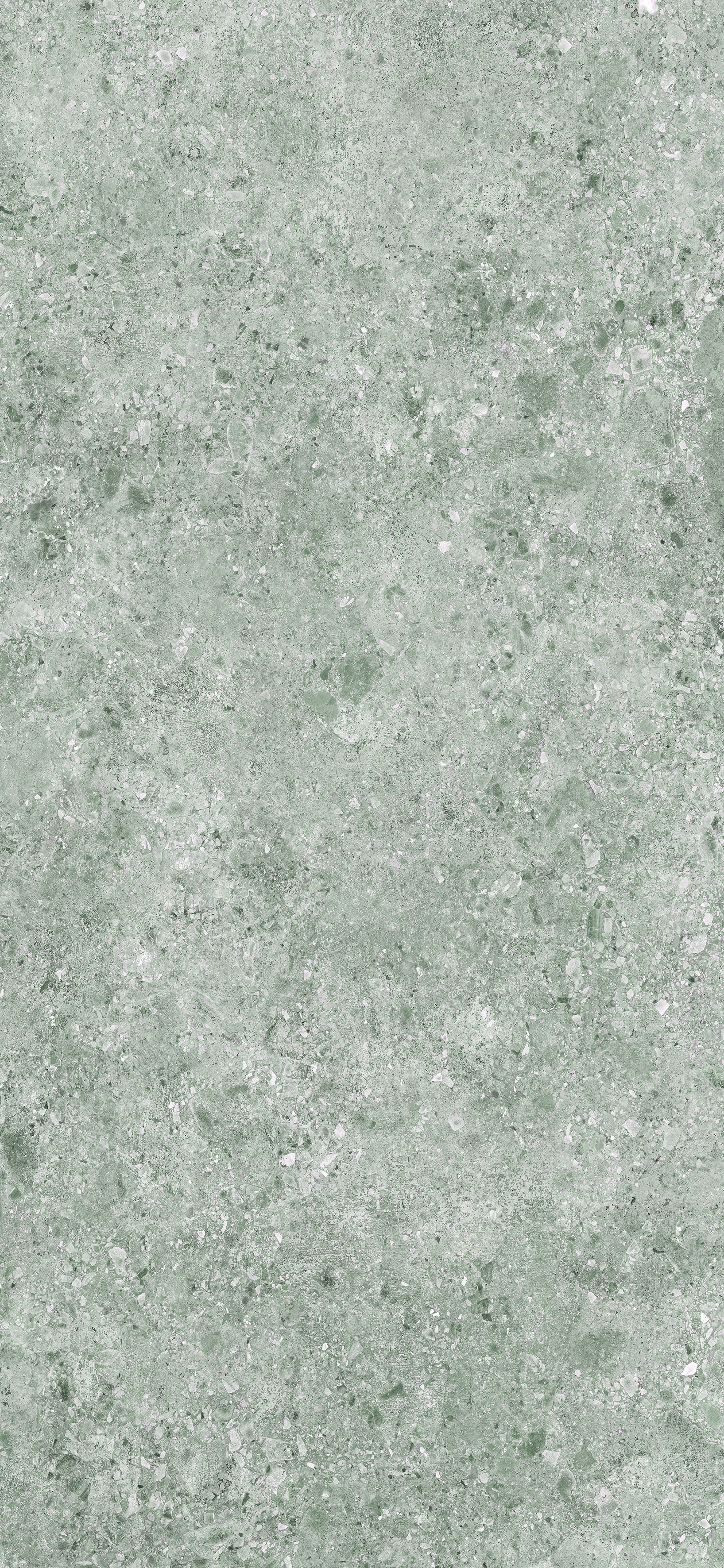 Urbanixx Gres Kyoto Wandfliese Terrazzooptik Grau matt 120x260 cm rekt. R10