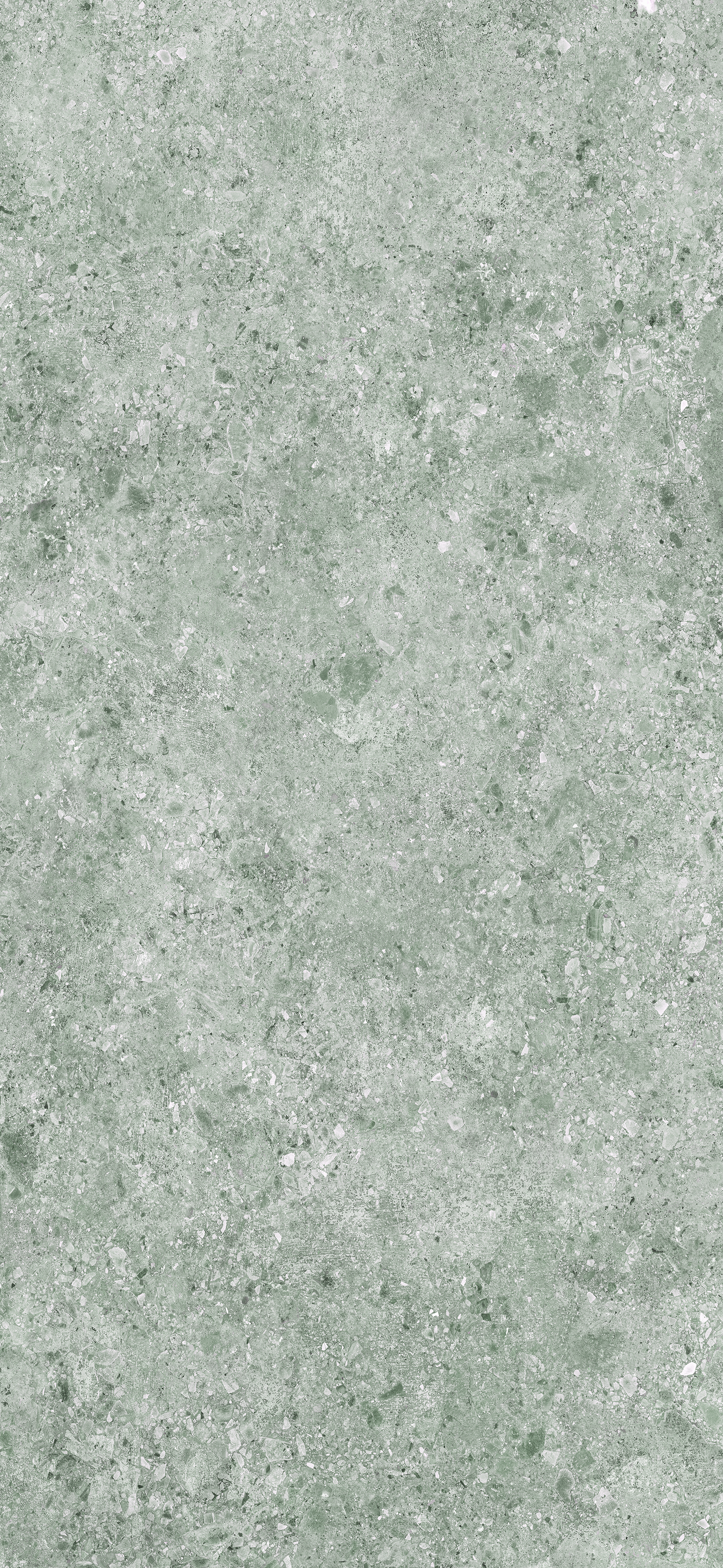 Urbanixx Gres Kyoto Wandfliese Terrazzooptik Grau Matt 120x260 cm rektifiziert R10