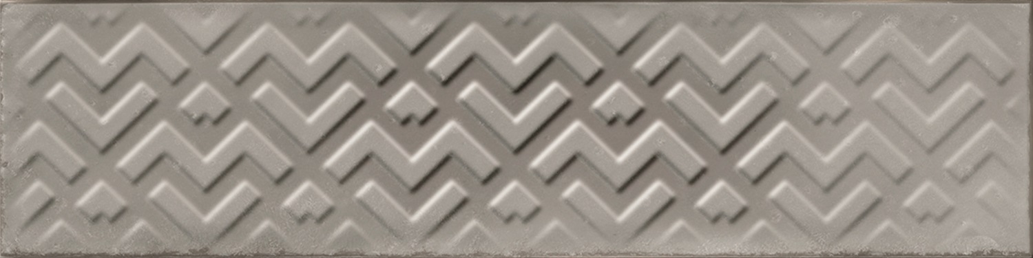 Catalea Gres Nellim Metrofliese Dekor Greige Glänzend 7,5x30 cm  