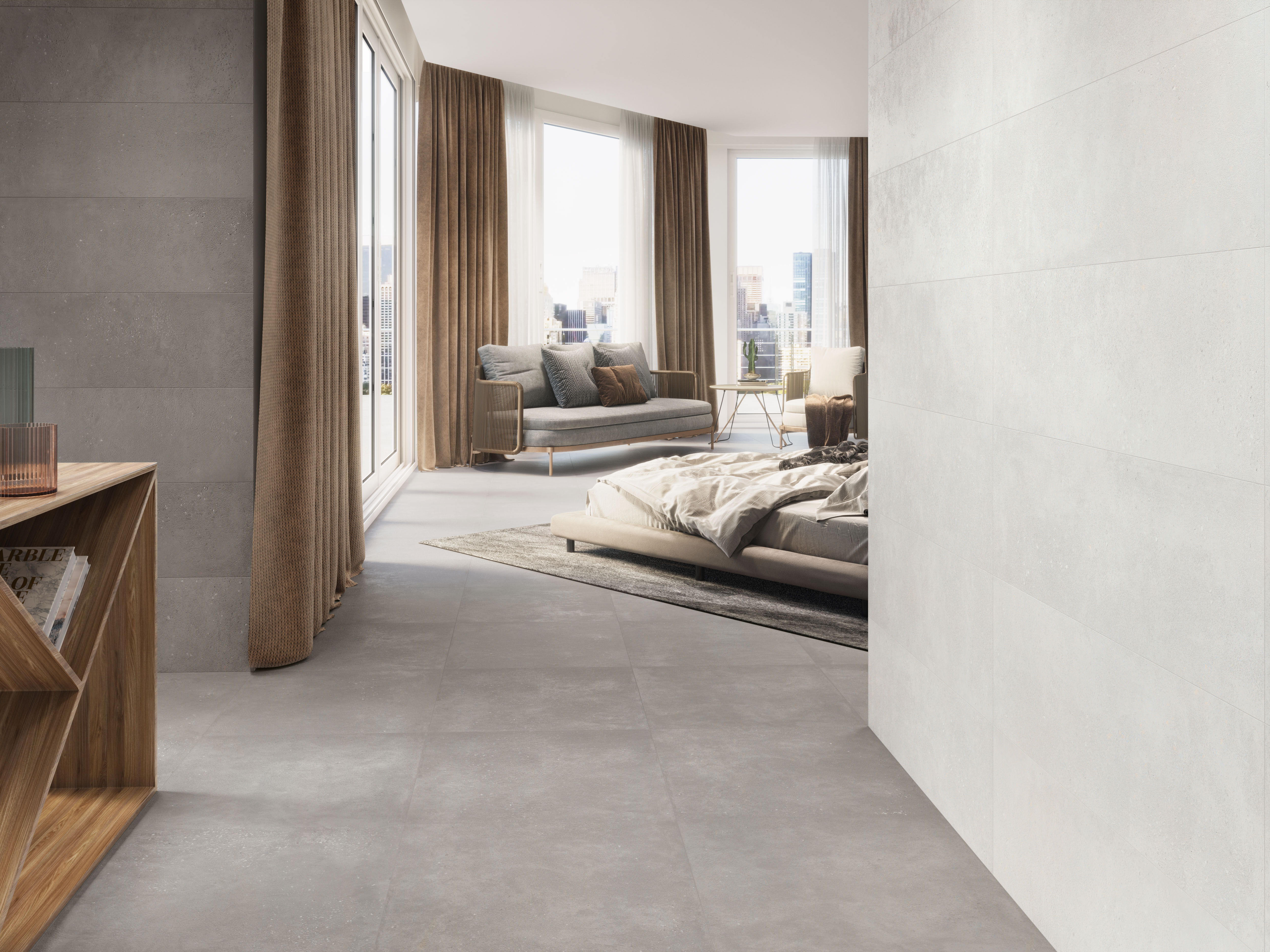 Urbanixx Gres Malmö Betonoptik Dunkelgrau matt 60x120 cm rekt. R9 Urbanixx Gres Malmö Betonoptik Dunkelgrau matt 60x120 cm rekt. R9