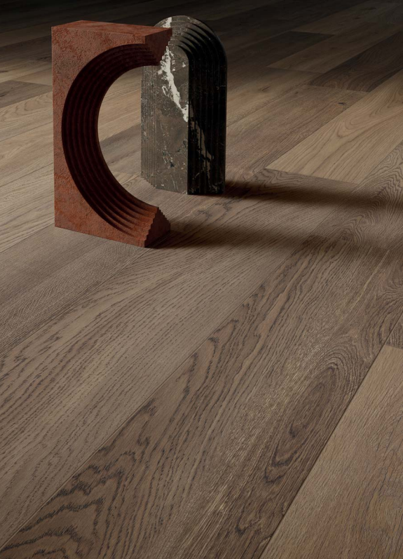 Flaviker Four Seasons Bodenfliese Indoor Holzoptik Dunkelbraun Matt 30x120 rektifiziert R10C