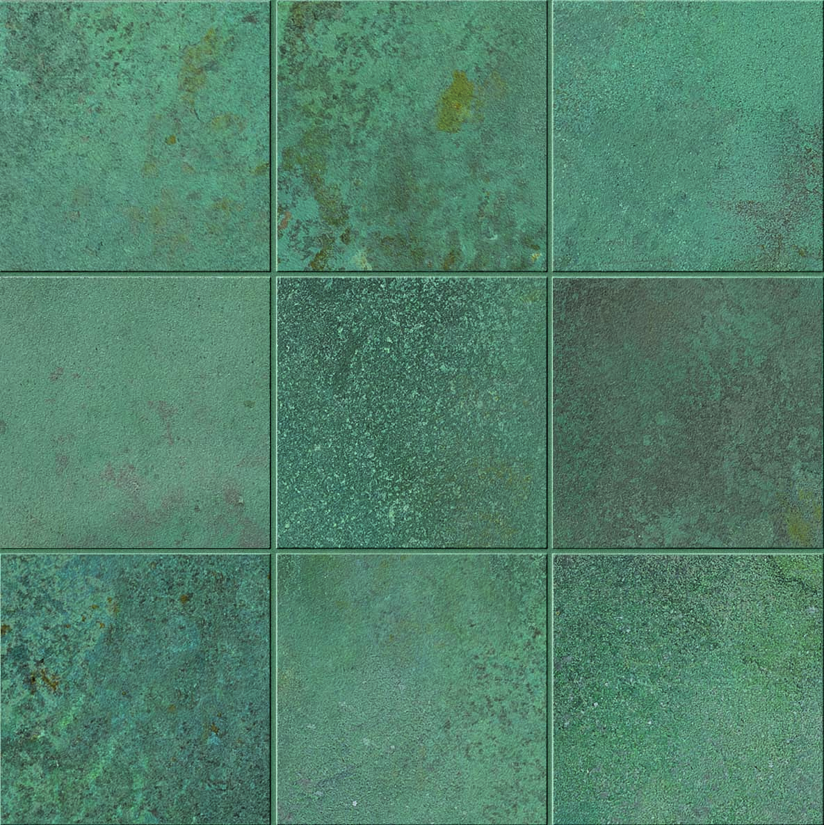 Caesar Alchemy Mosaik Metalloptik Alchemy Trace Mint matt 30X30 cm  
