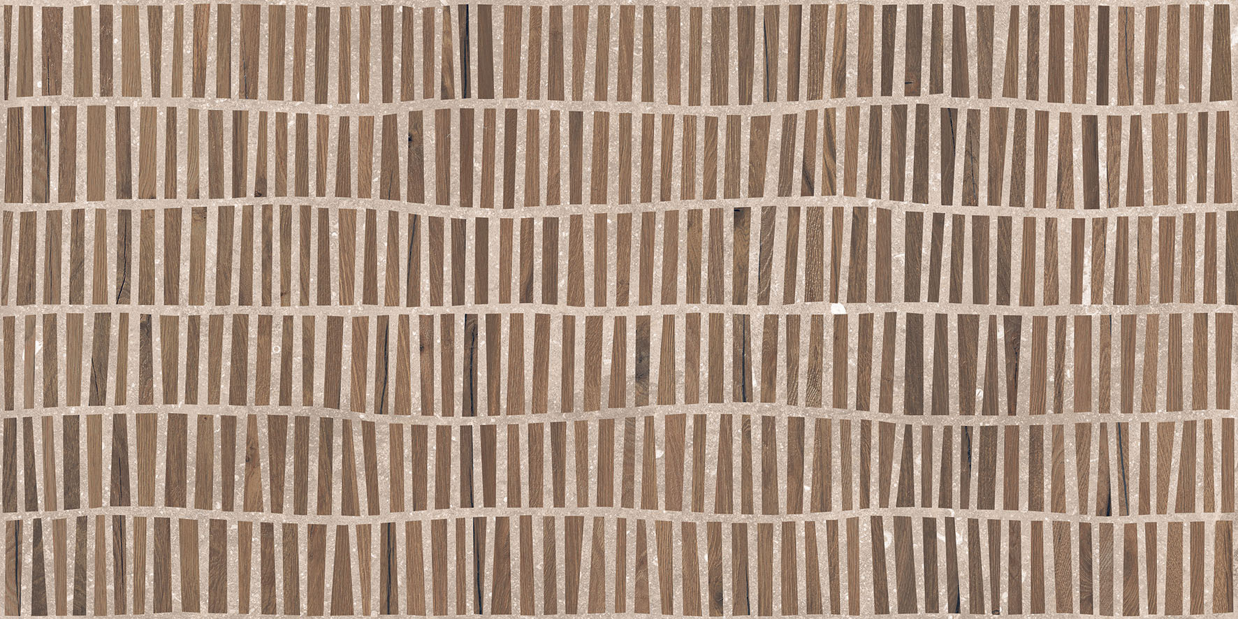 Flaviker Nordik Stone Indoor Dekor Holzoptik Domino Sand Matt 60x120 cm rektifiziert