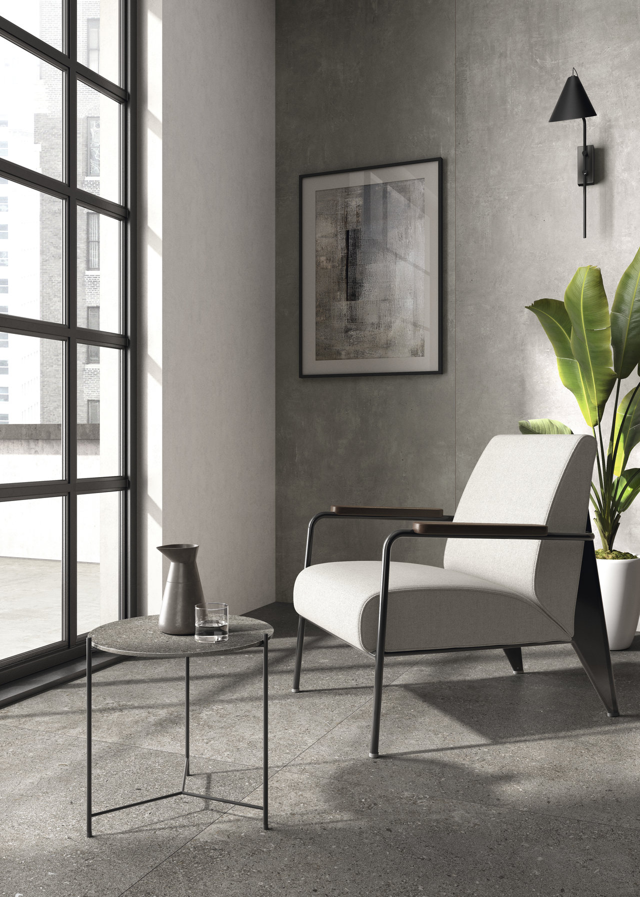 Urbanixx Gres Duvno Bodenfliese Natursteinoptik Grau matt 60x60 cm rekt. R10B