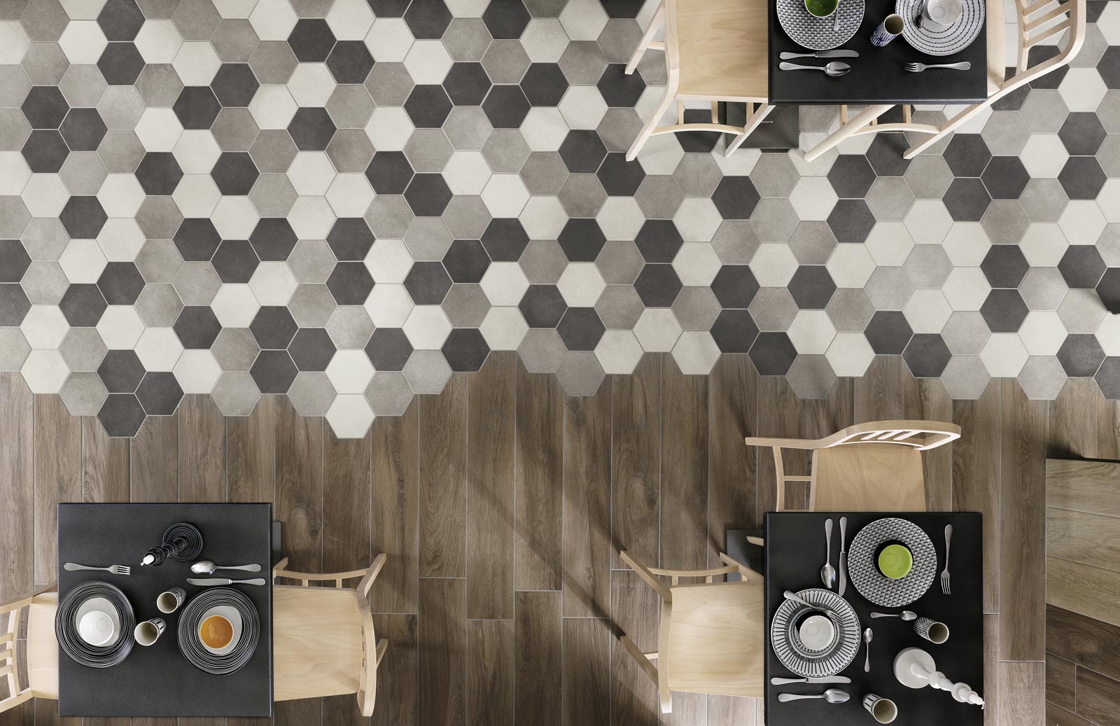 Ragno Rewind Bodenfliese Betonoptik Anthrazit Matt 30x60 cm rektifiziert R9 