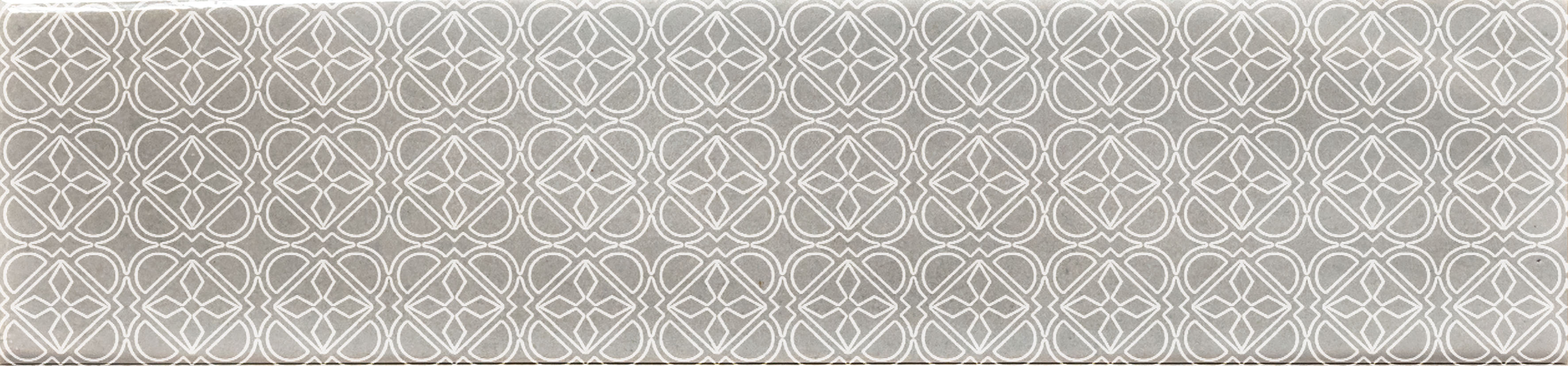 Catalea Gres Nyborg Dekor Metrofliese Grau Glänzend 7,5x30 cm  