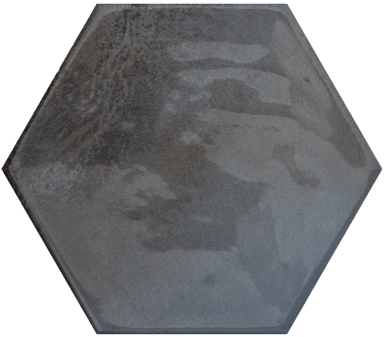 Catalea Gres Timra Hexagonfliese Blau Glänzend 16x18 cm 
