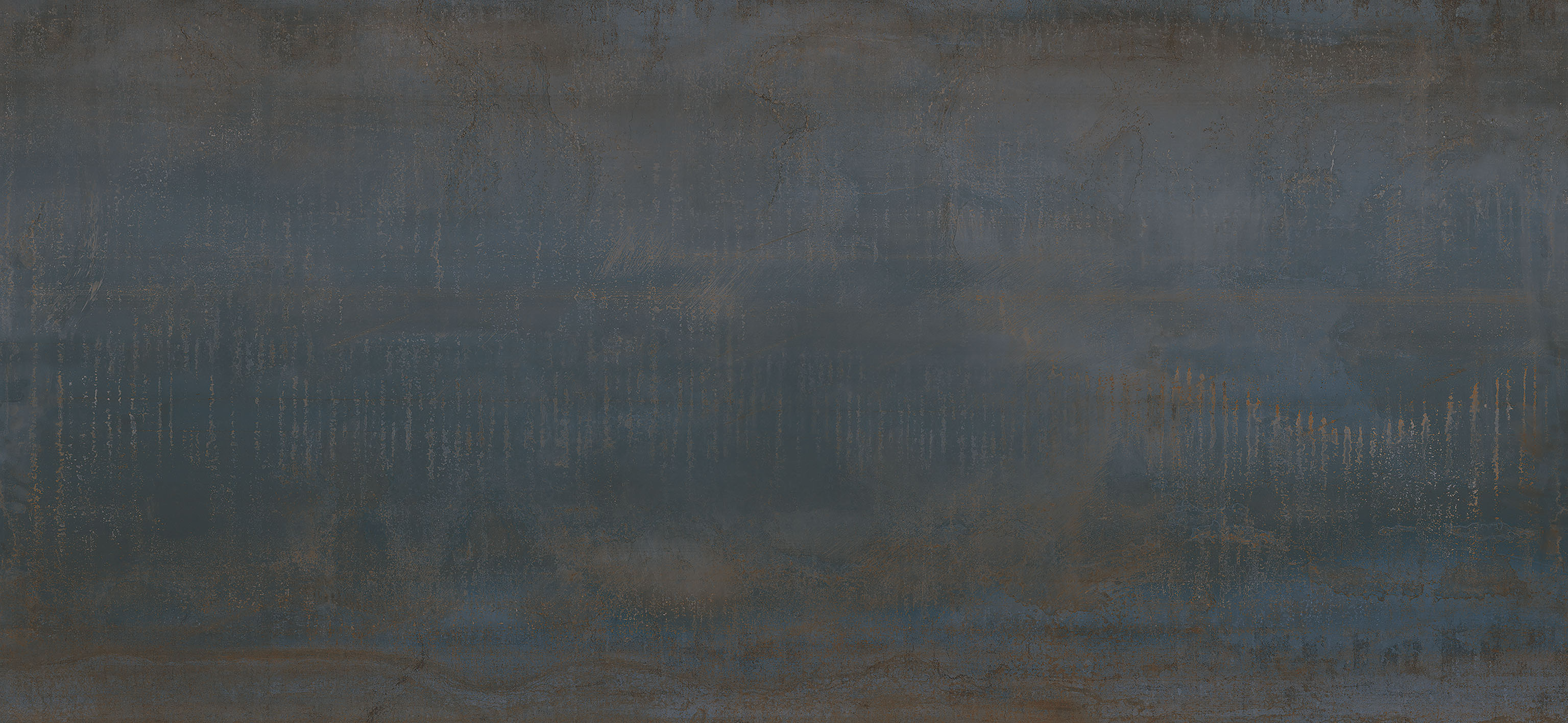 Urbanixx Gres Karlstadt Bodenfliesen Metalloptik Blau matt 120x260 cm rekt. R9