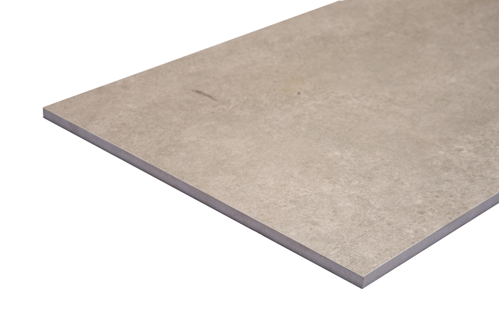 Urbanixx Gres Budapest Bodenfliese Betonoptik Taupe Matt 80x80 cm rektifiziert R10B 