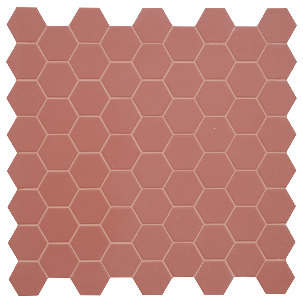 Catalea Gres Tokio Hexagonmosaik Rot matt 31,6x31,6 cm rekt. R10