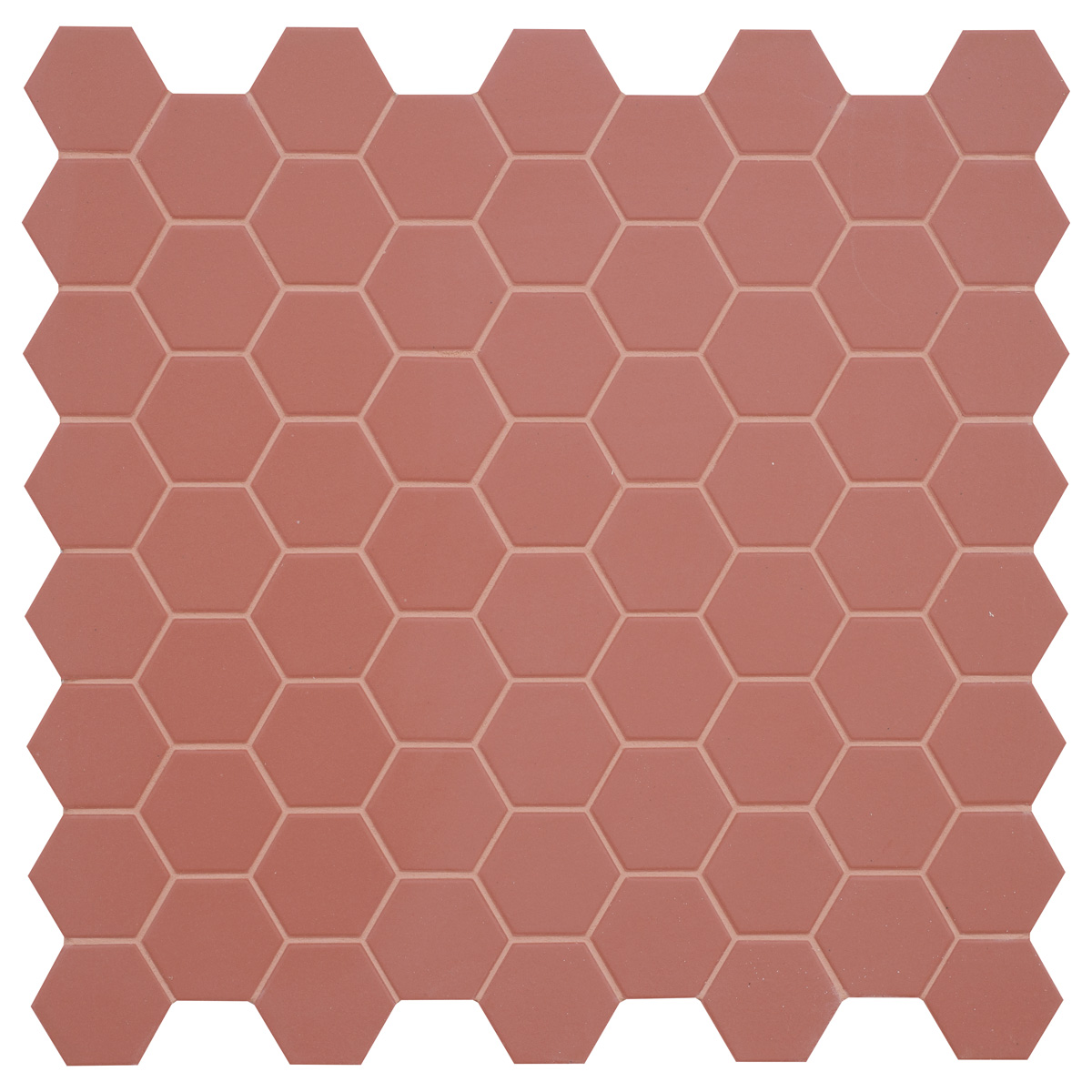 Catalea Gres Tokio Hexagonmosaik Rot Matt 31,6x31,6 cm rektifiziert R10