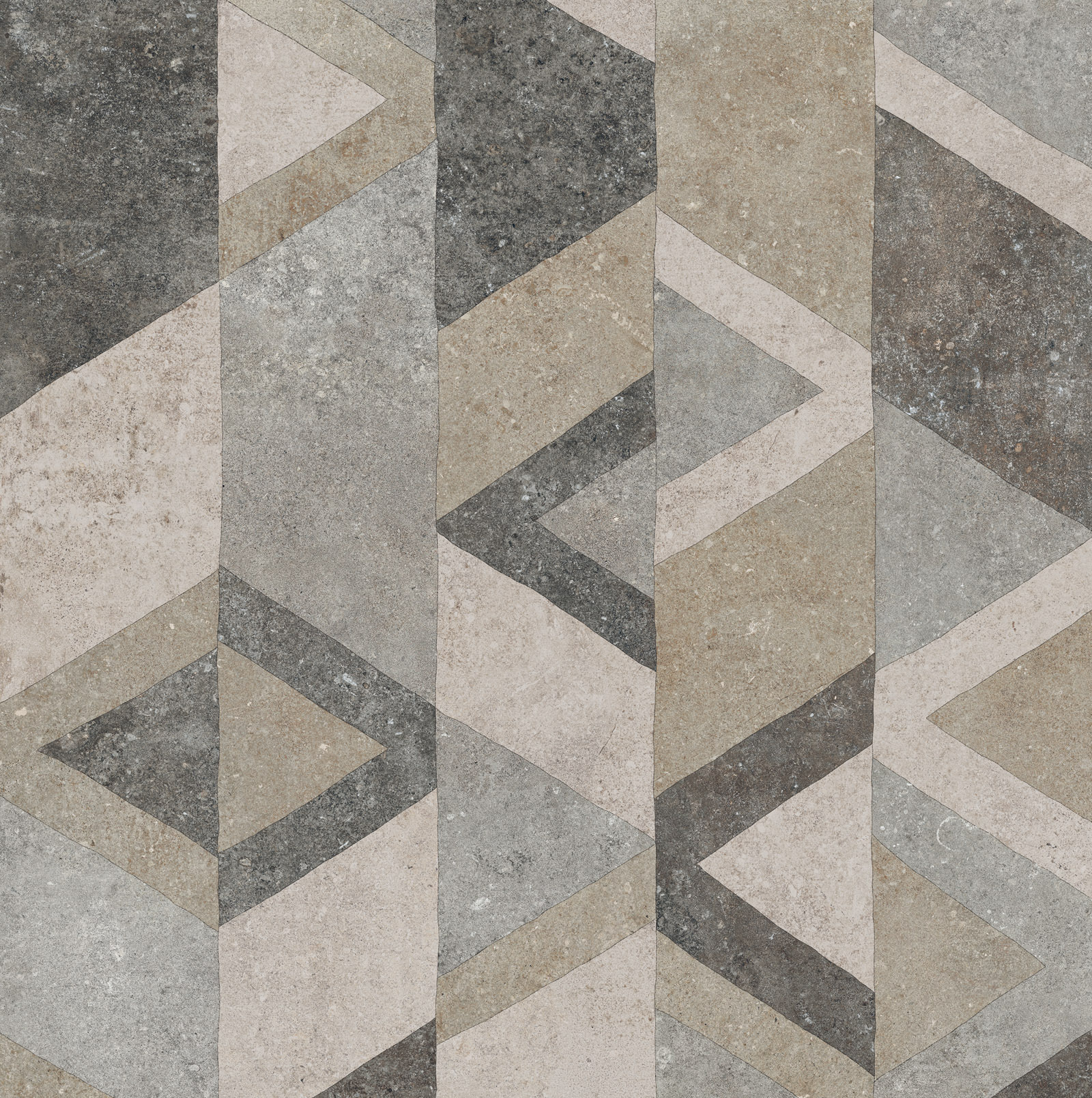 Flaviker Re Tour Dekor Betonoptik Mix Matt 60x60 cm rektifiziert