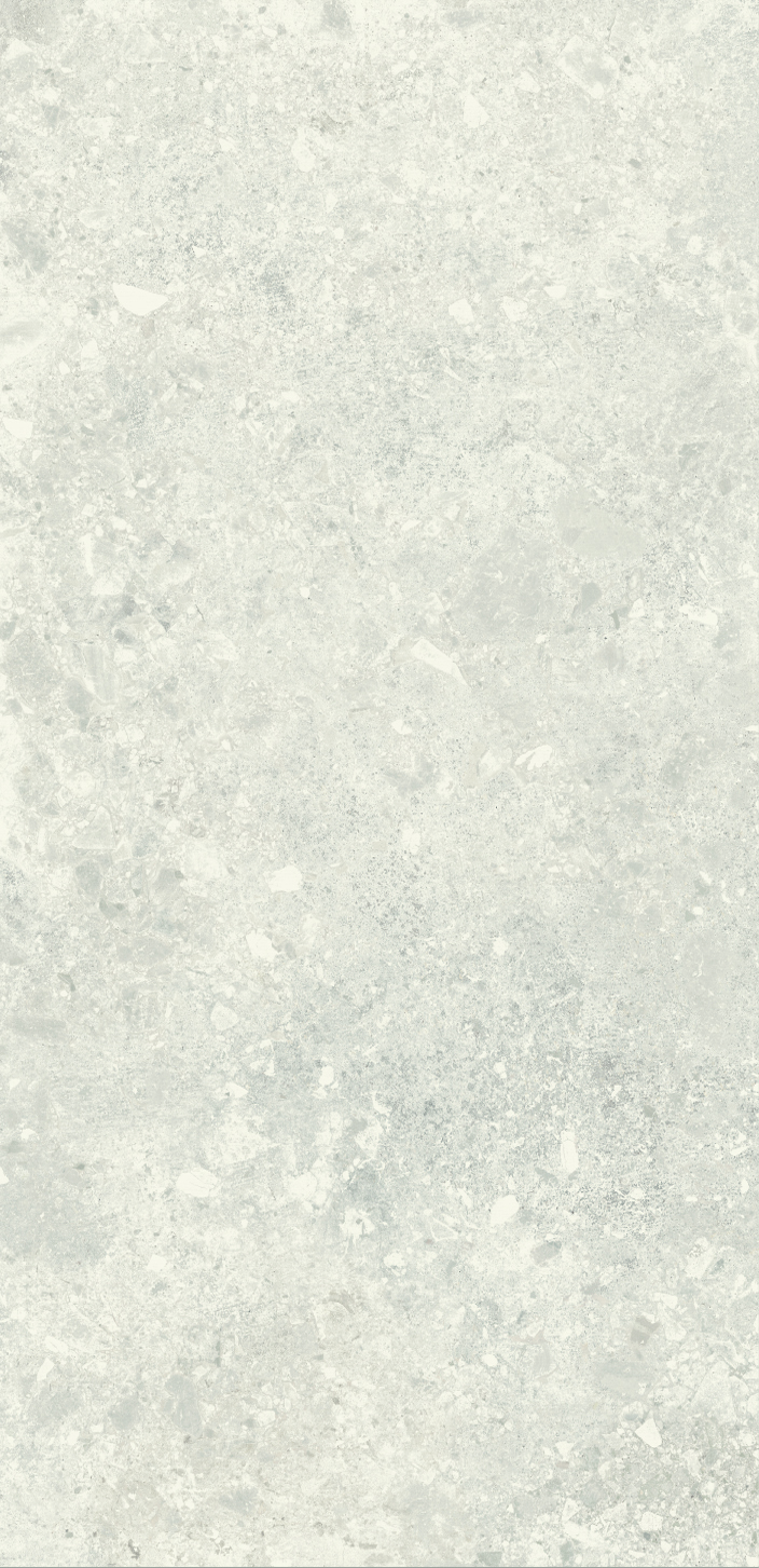 Urbanixx Gres Kyoto Bodenfliese Terrazzooptik Weiß Matt 30x60 cm rektifiziert R10