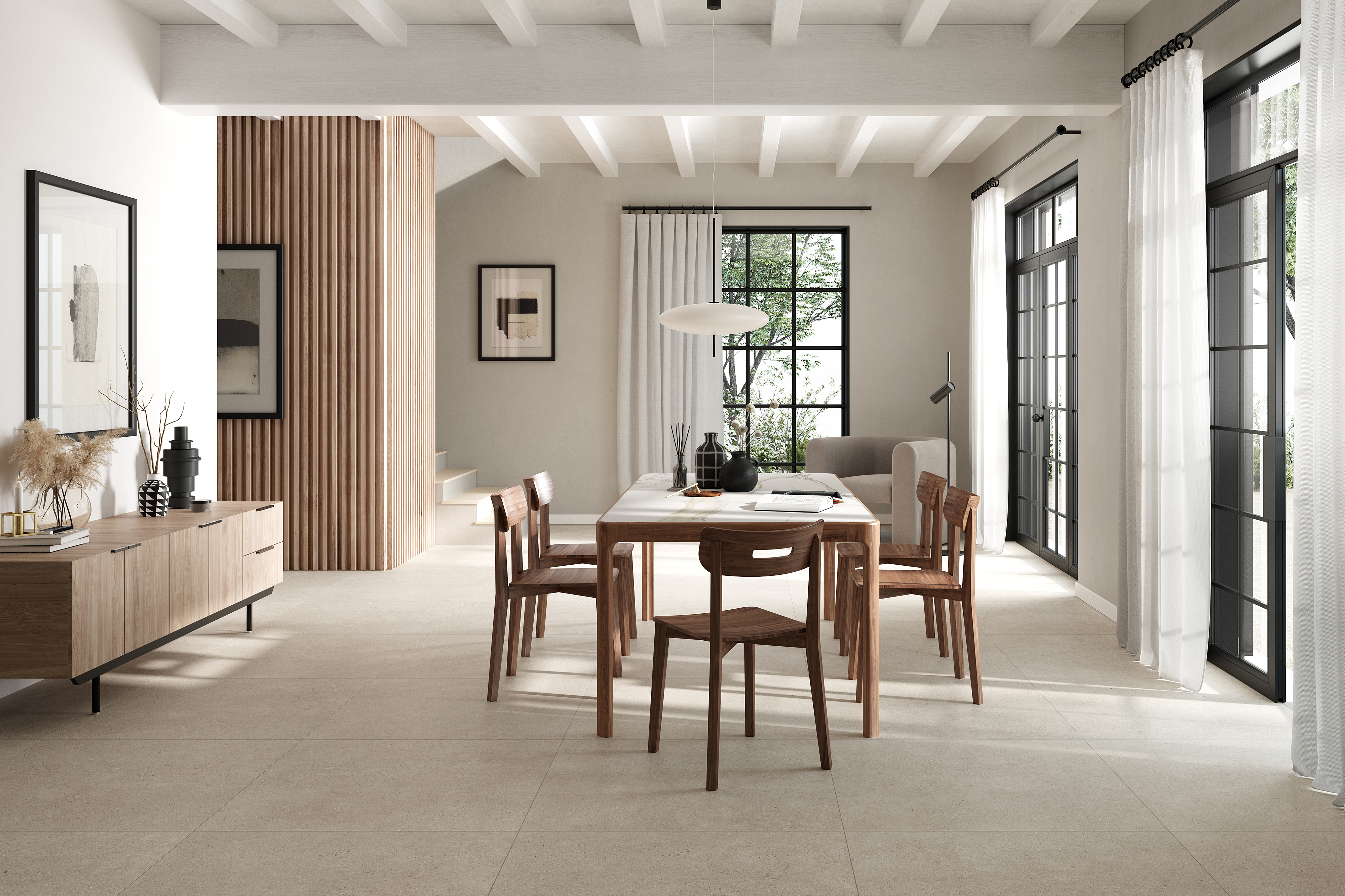 Urbanixx Gres Osaki Bodenfliese Natursteinoptik Beige Matt 30x60 cm rektifiziert R10