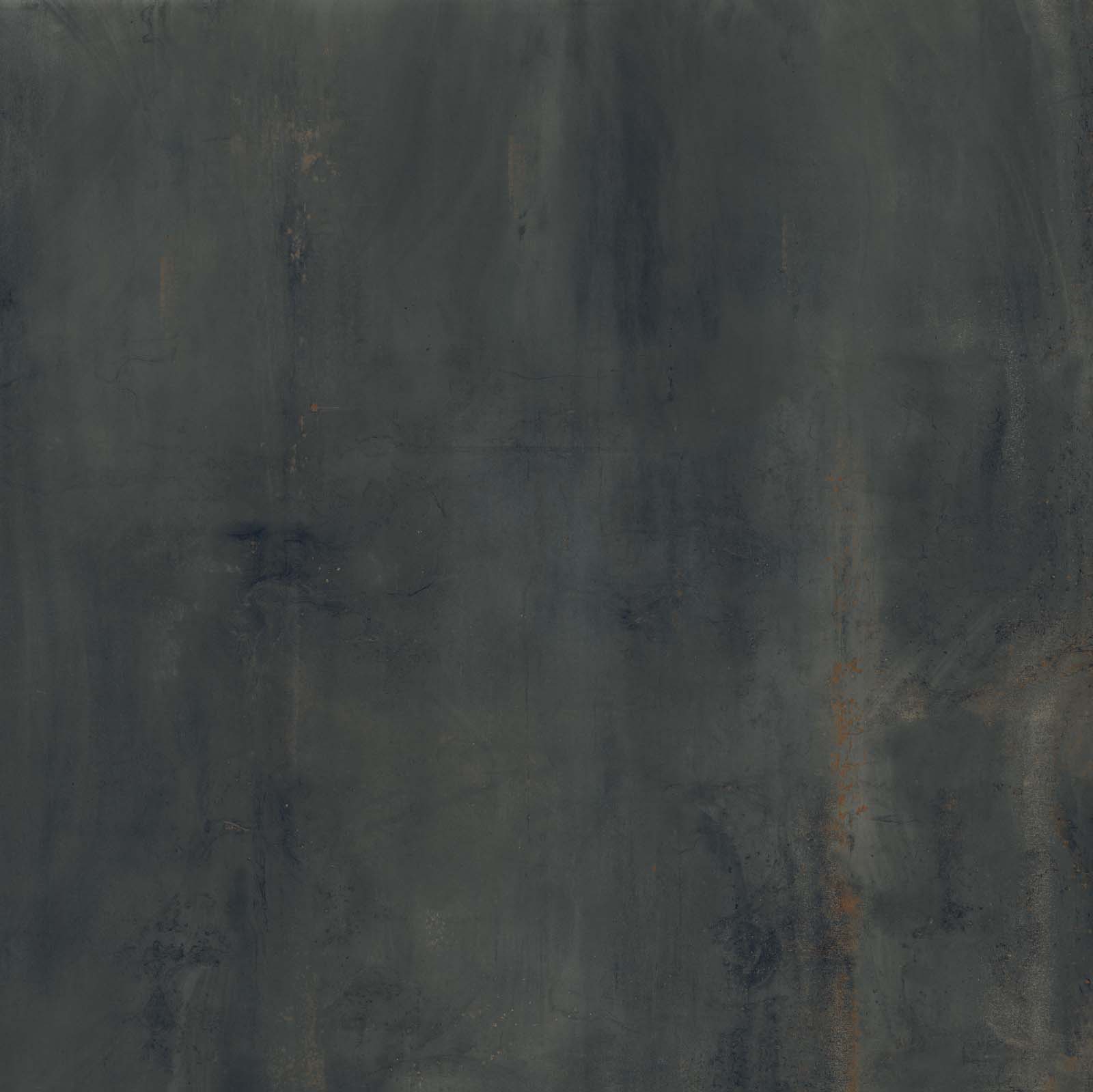 Flaviker Rebel Bodenfliese Metalloptik Schwarz Matt 80x80 cm rektifiziert R10B