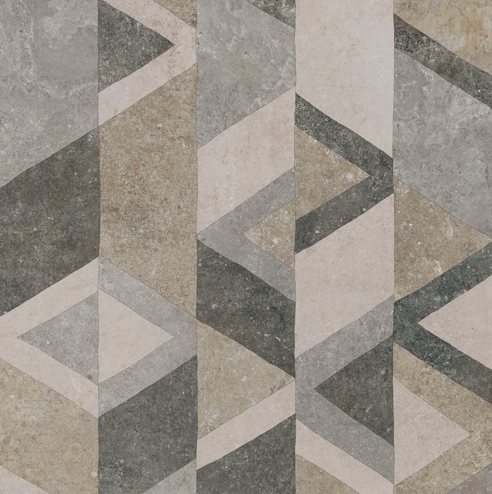 Flaviker Re Tour Dekor Betonoptik Mix Matt 60x60 cm rektifiziert