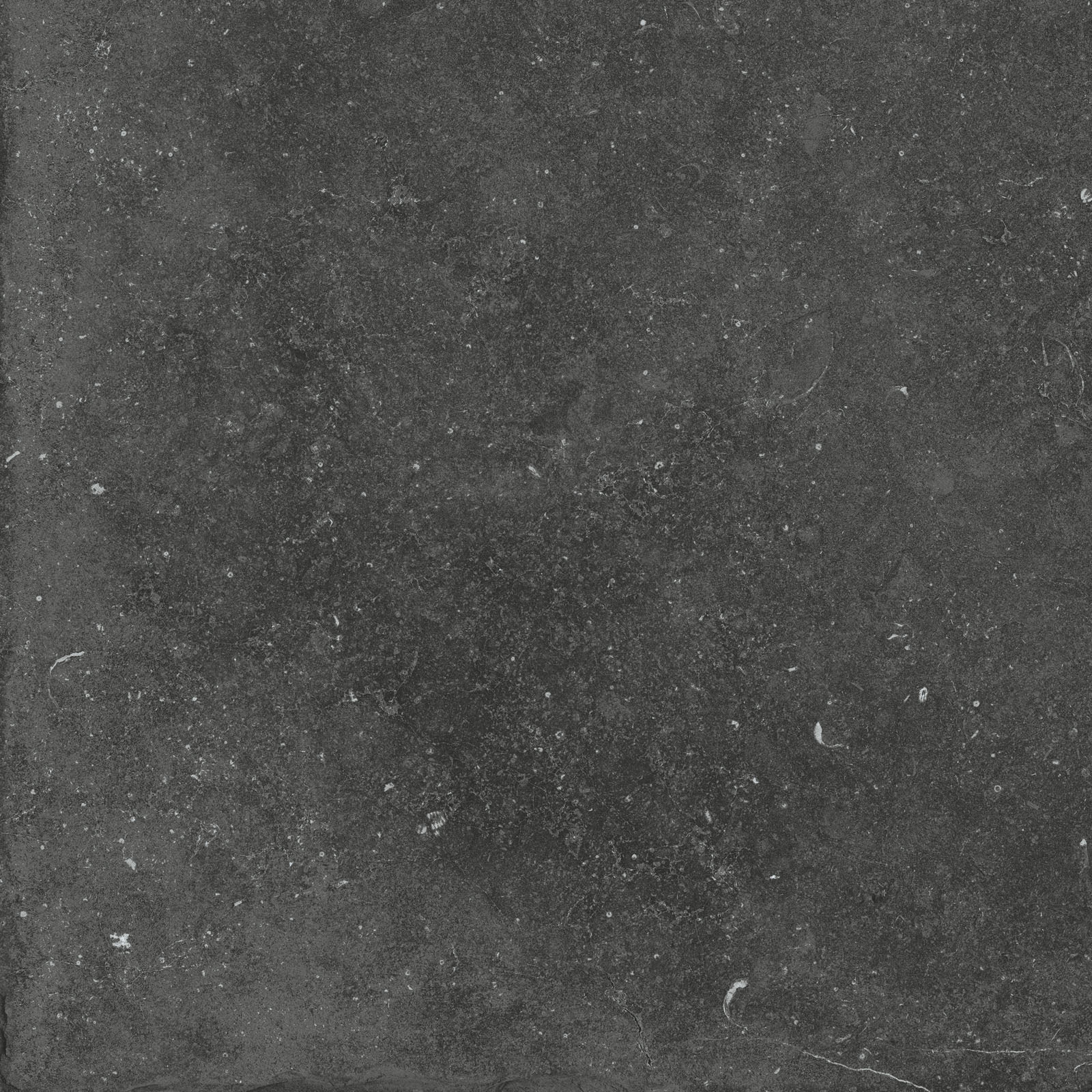 Flaviker Nordik Stone Indoor Bodenfliese Natursteinoptik Schwarz Matt 60x60 cm rektifiziert R10B