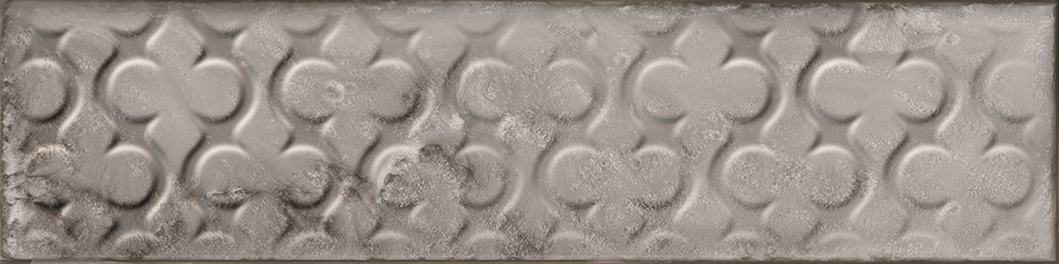 Catalea Gres Nellim Metrofliese Dekor Greige Glänzend 7,5x30 cm  