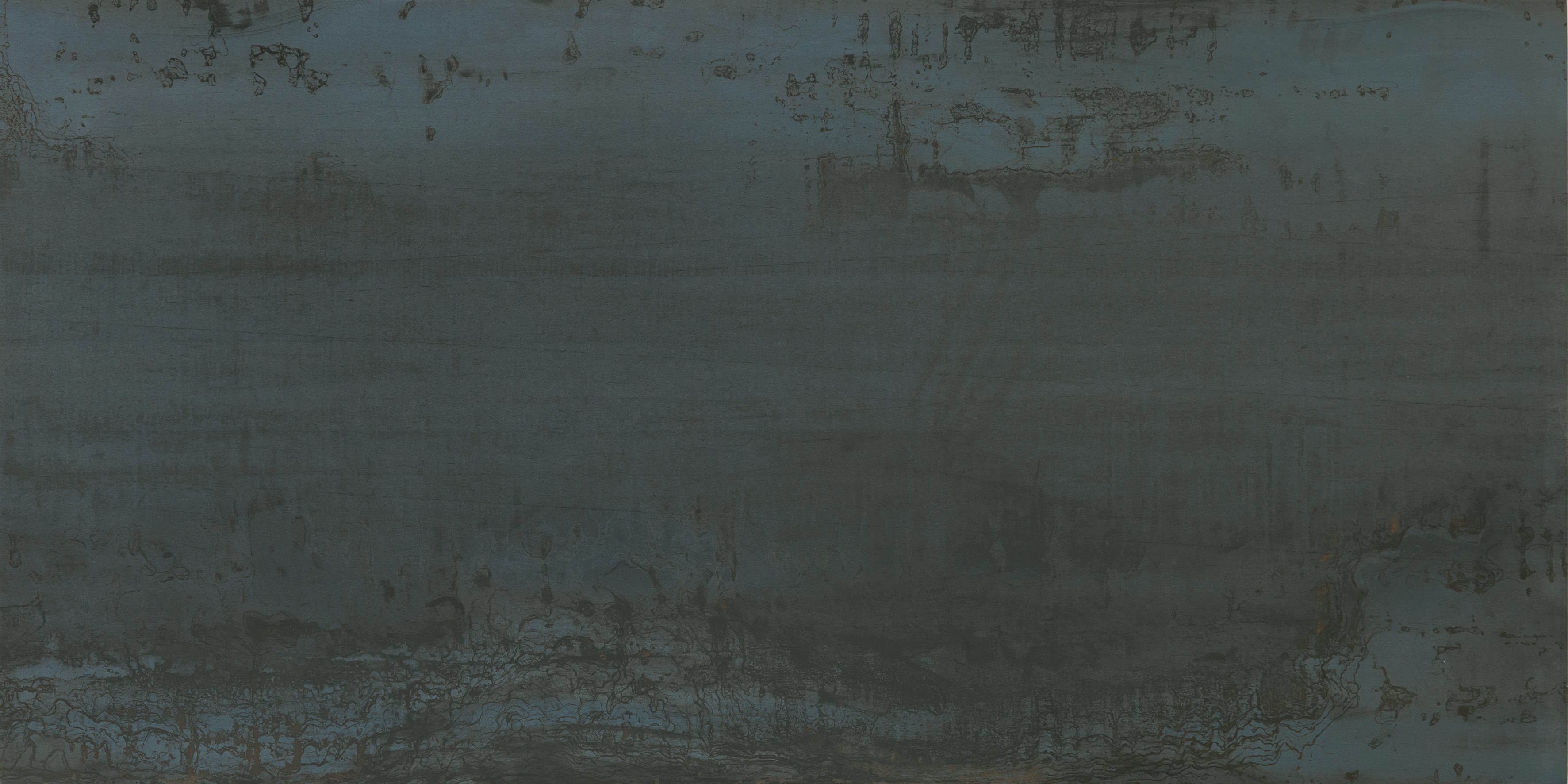 Urbanixx Gres Mailand Bodenfliese Metalloptik Blau Matt 60,4x121 cm rektifiziert 