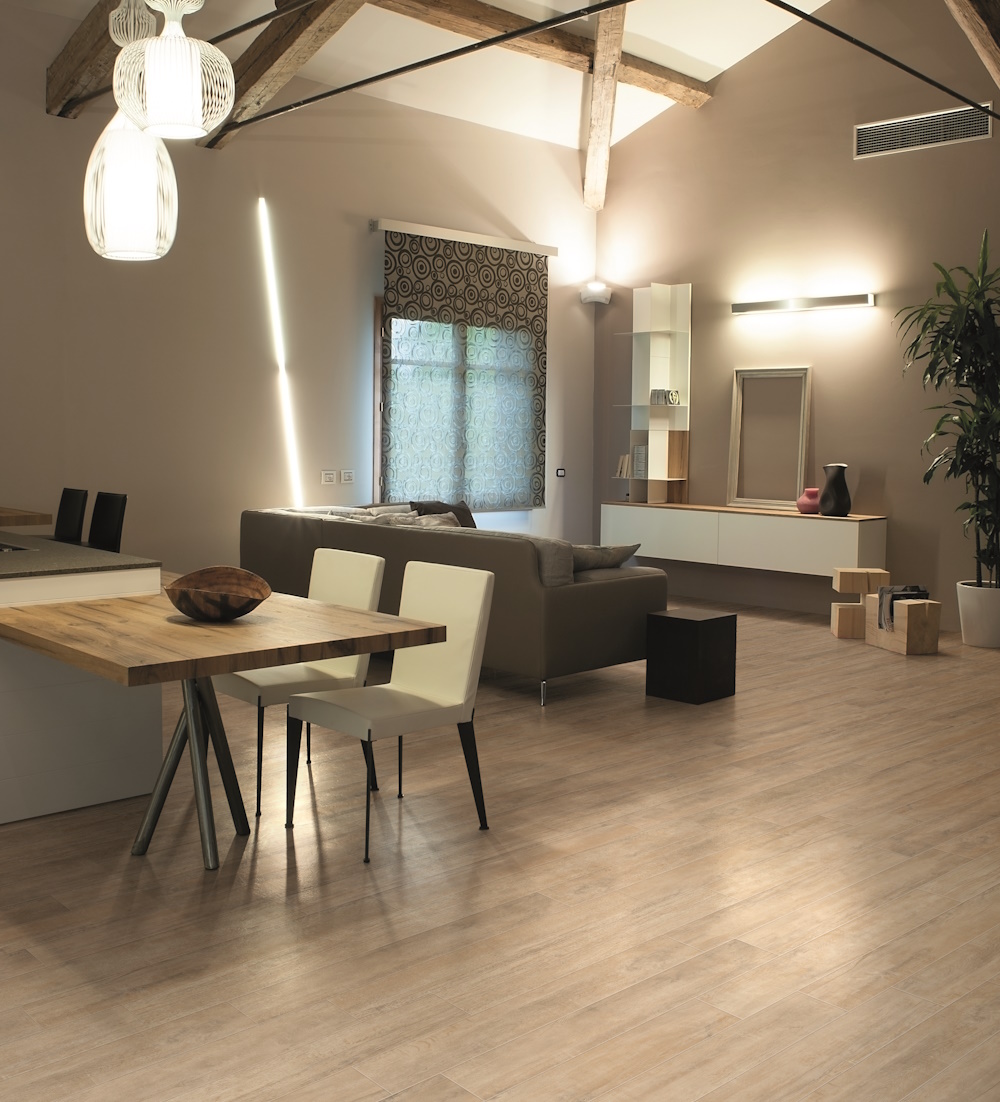 Gardenia Just Life Bodenfliese Holzoptik Hellbeige Matt 16x100 cm rektifiziert R10