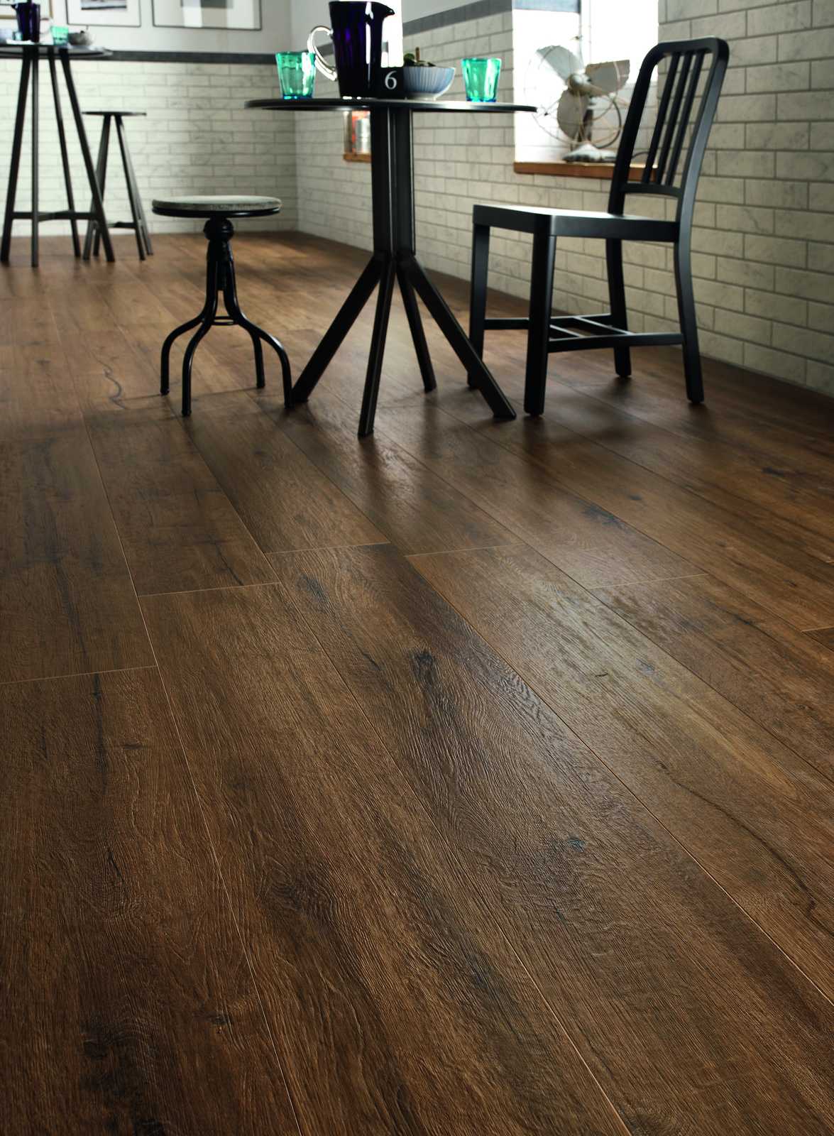 Ragno Woodtale Bodenfliese Holzoptik Dunkelbraun Matt 15x120 cm rektifiziert R9 