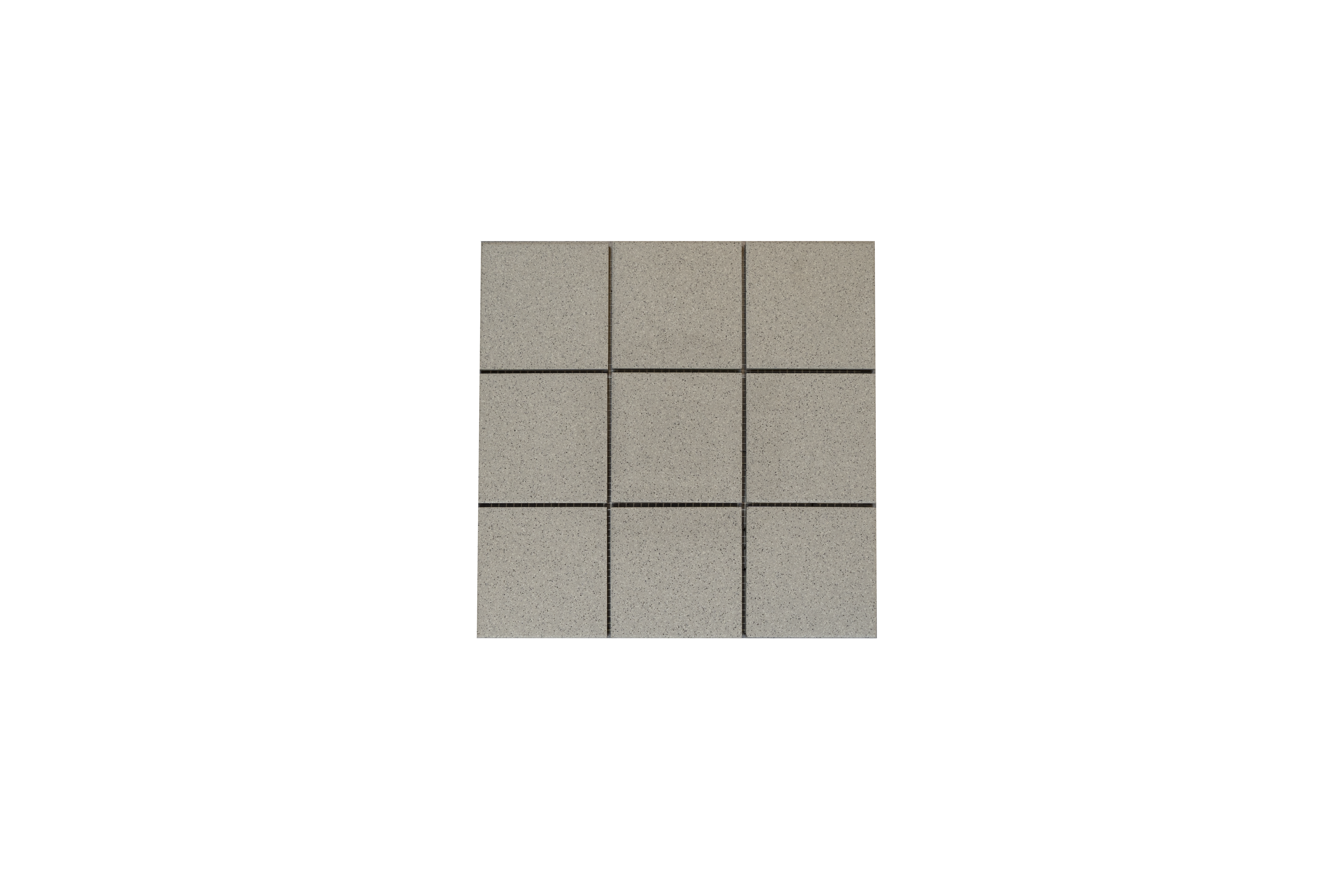 Urbanixx Gres Danzig Mosaik Feinkorn glatt Grau matt 30x30 cm 9,8x9,8 cm R10B