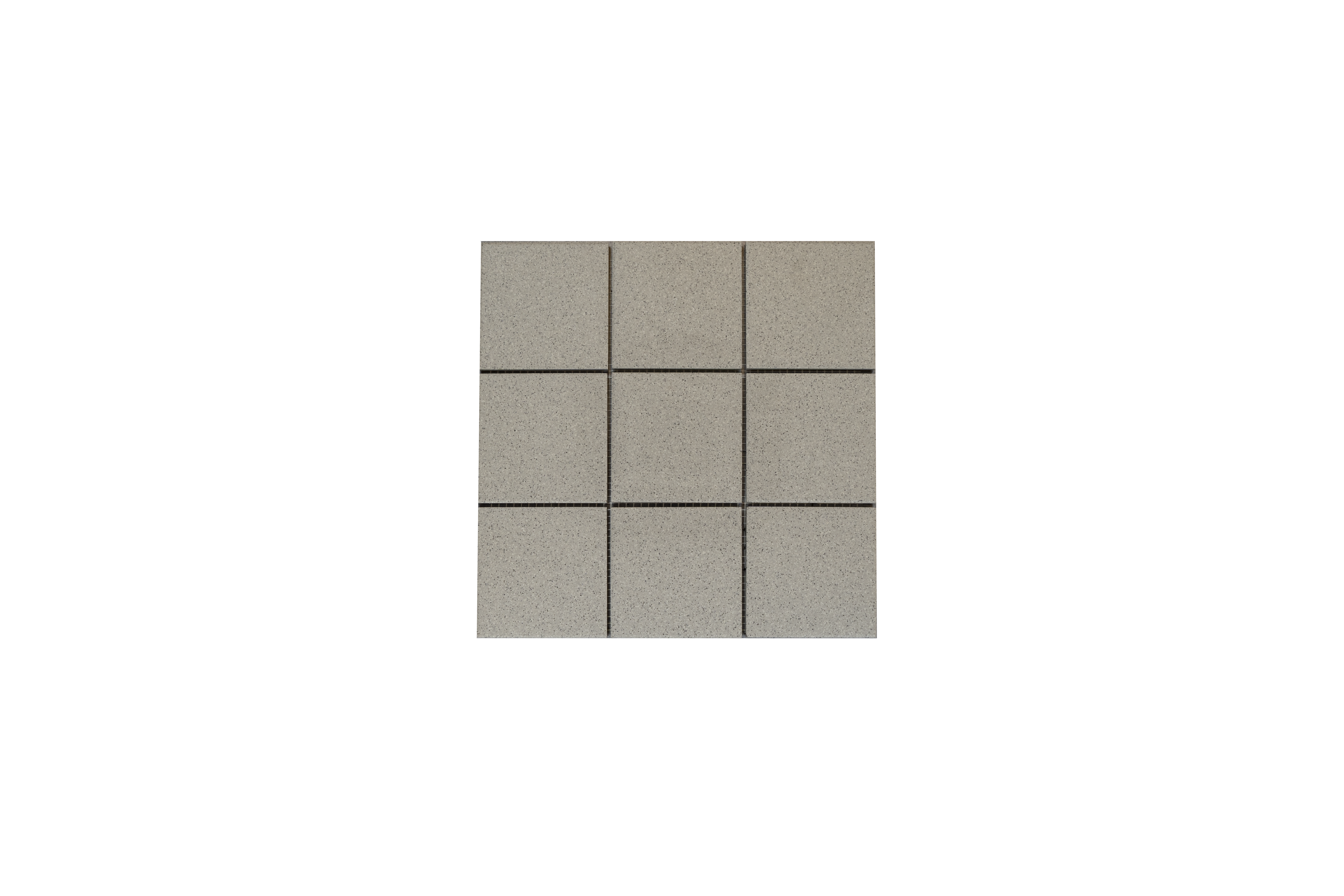 Urbanixx Gres Danzig Mosaik Feinkorn Glatt Grau Matt 30x30 cm (9,8x9,8 cm) R10B