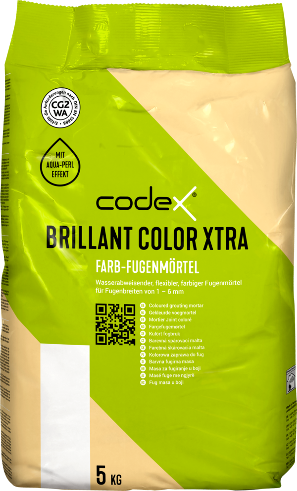 Codex Brillant Color Xtra Anthrazit 2 kg Farbfugenmörtel