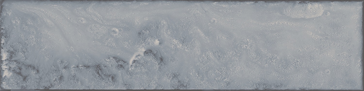 Catalea Gres Nellim Metrofliesen Blau Glänzend 7,5x30 cm  