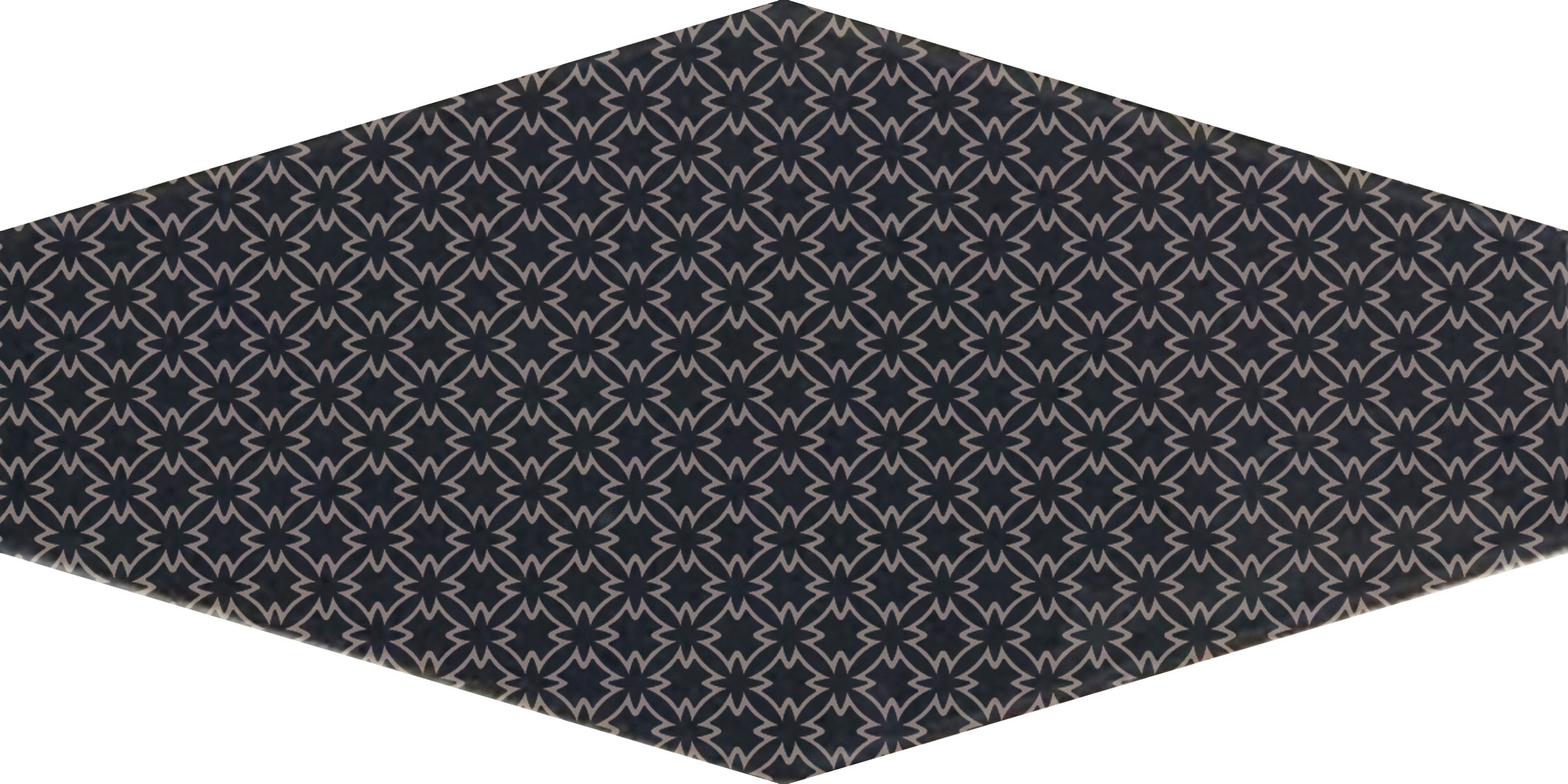Catalea Gres Finneby Wandfliese Dekor Schwarz Glänzend 10x20 cm 