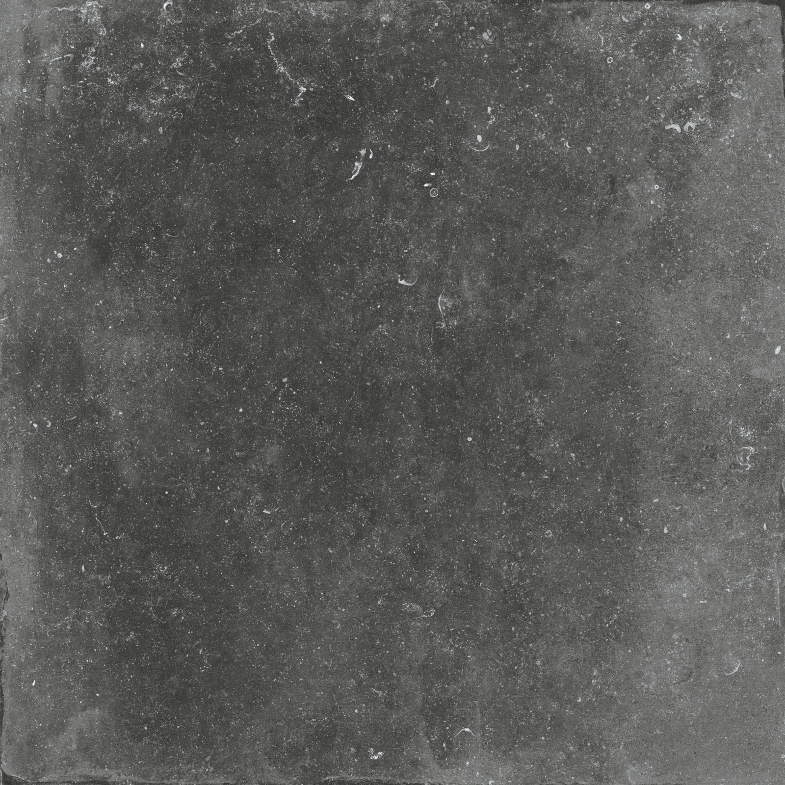Flaviker Nordik Stone Indoor Bodenfliese Natursteinoptik Schwarz Anpoliert 120x120 cm rektifiziert