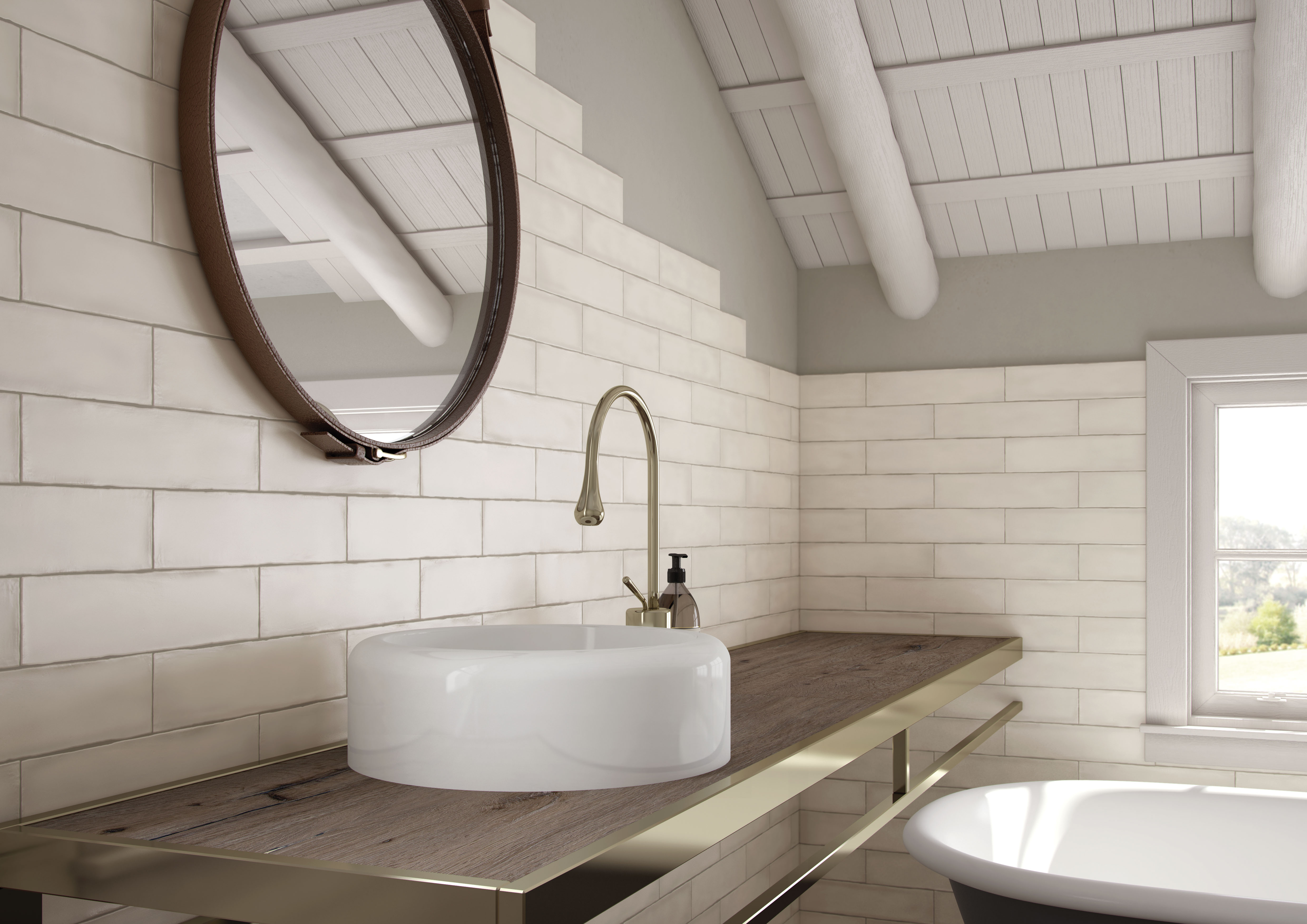Catalea Gres Lund Metrofliesen Beige Matt 7,5x30 cm  