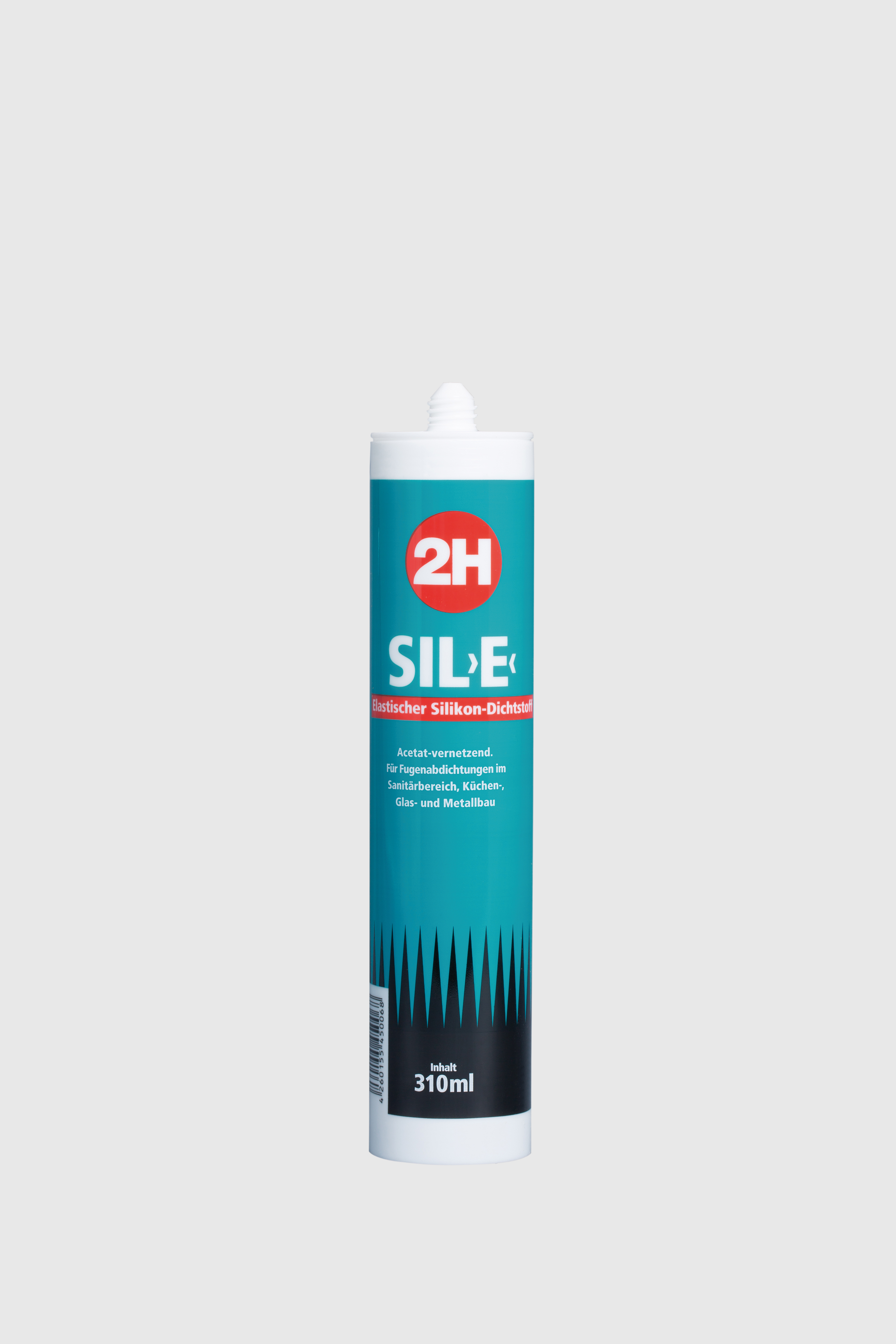 Häussler Silikon 2H Sil E Schwarz Kartusche 310 ml Sanitärsilikon