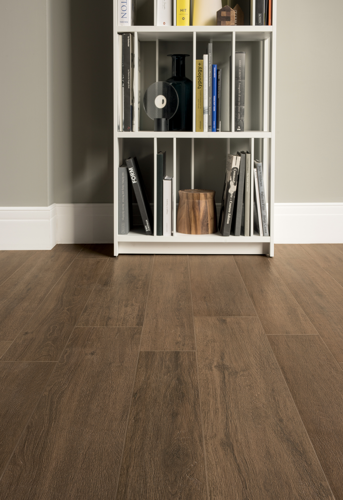 Gardenia Just Nature Bodenfliese Holzoptik Dunkelbraun Matt 30x120 cm rektifiziert R10B