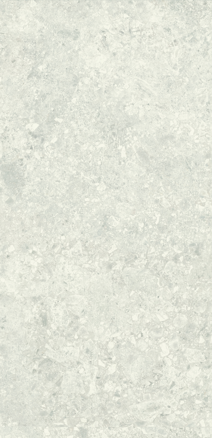 Urbanixx Gres Kyoto Bodenfliese Terrazzooptik Weiß Matt 30x60 cm rektifiziert R10
