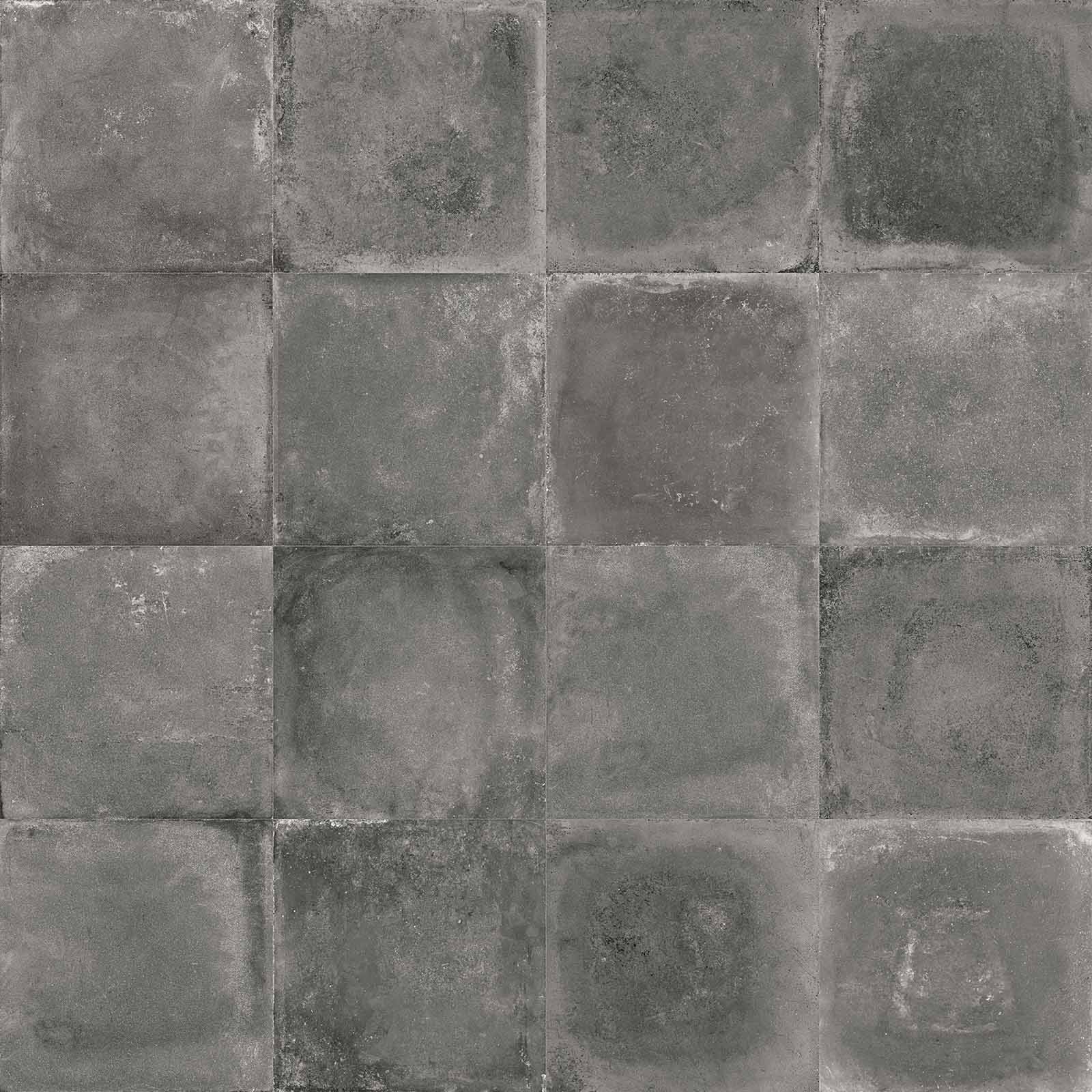 Flaviker Backstage Bodenfliese Betonoptik Indoor Anthrazit Matt 60x60 cm rektifiziert R10B