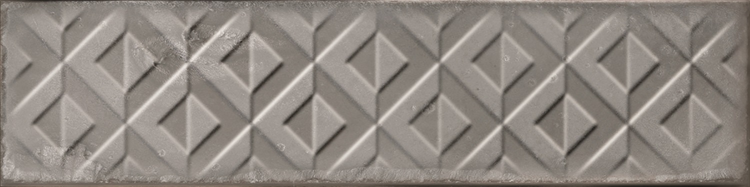 Catalea Gres Nellim Metrofliese Dekor Greige Glänzend 7,5x30 cm  