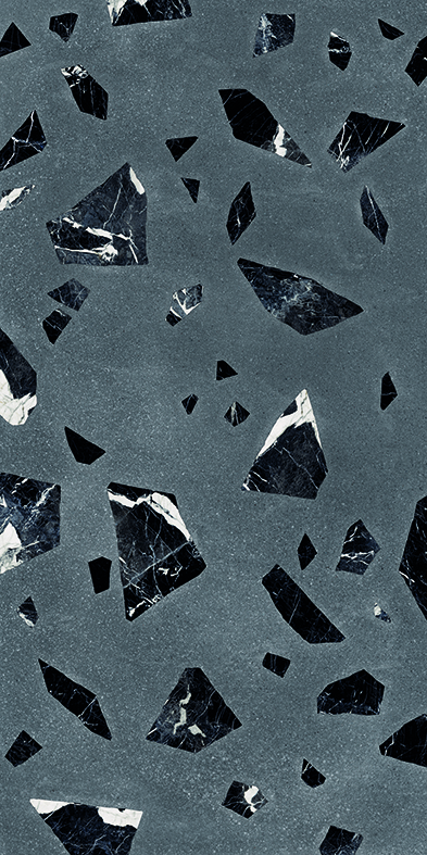 Ergon Medley Rock Bodenfliese Terrazzooptik Dark Grey matt 30x60 cm rekt. R10B