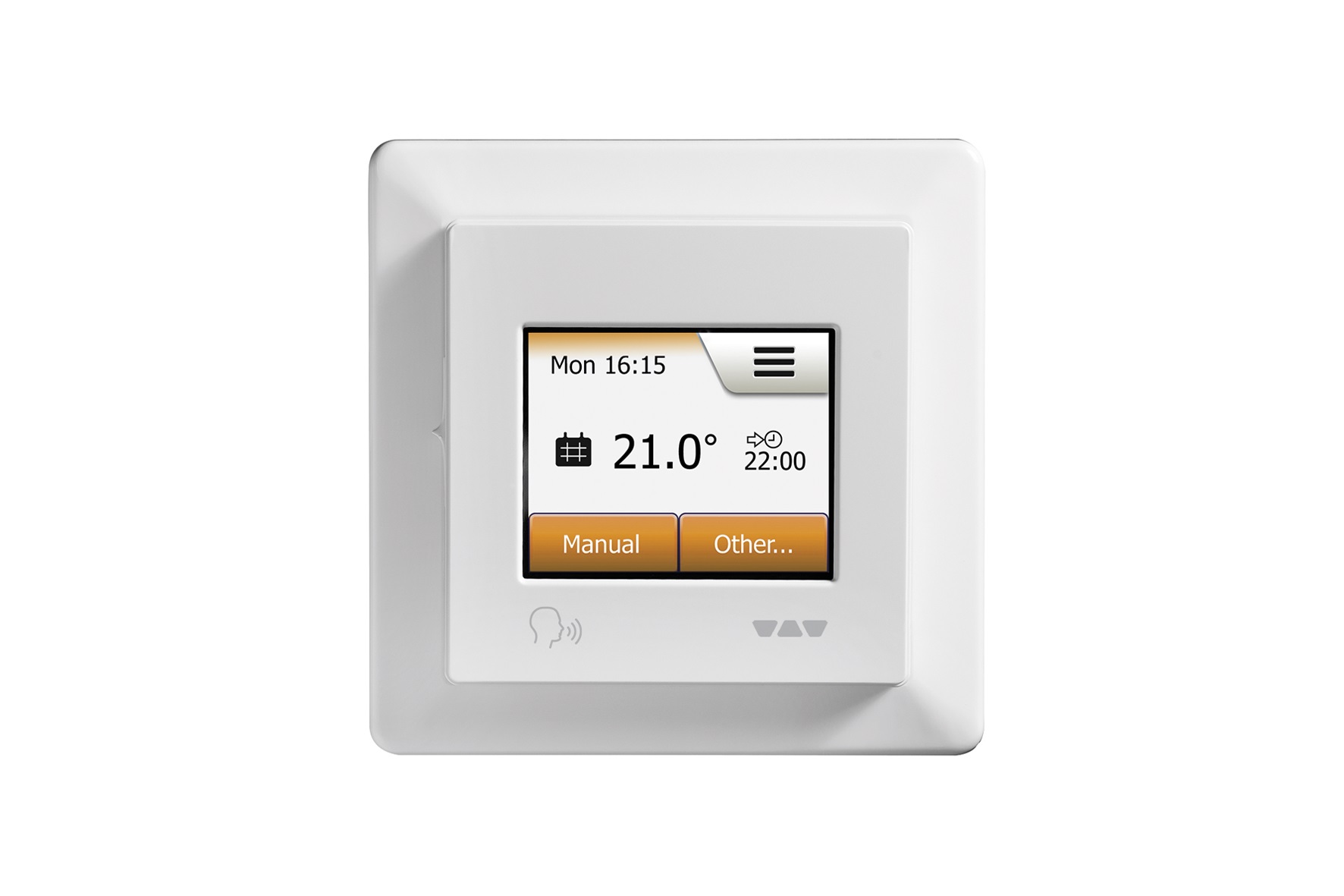 Schlüter DITRA HEAT E R6 Touchscreen Temperaturregler mit WIFI und Sprachsteuerungsfunktion