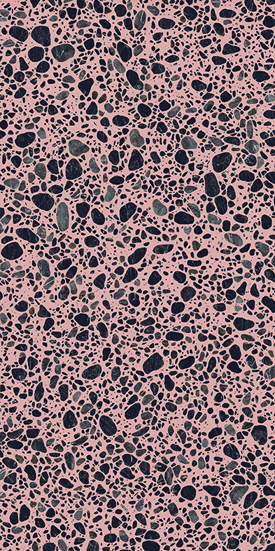 Ergon Medley Pop Bodenfliese Terrazzooptik Rosa Matt 30x60 cm rektifiziert R10B